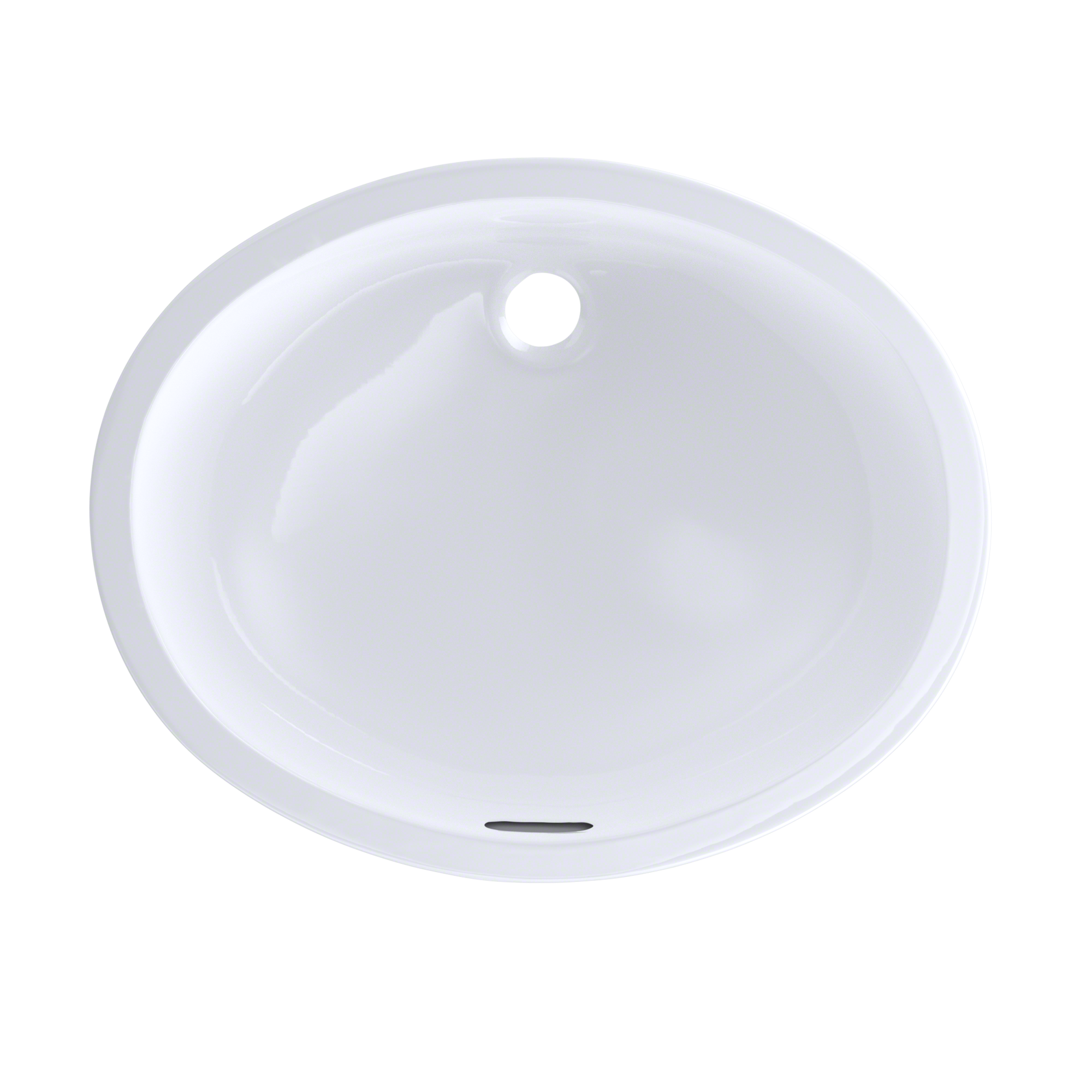 TOTO Dantesca Oval Undermount Bathroom Sink with CEFIONTECT, Cotton White, Vitreous China, LT597G#01