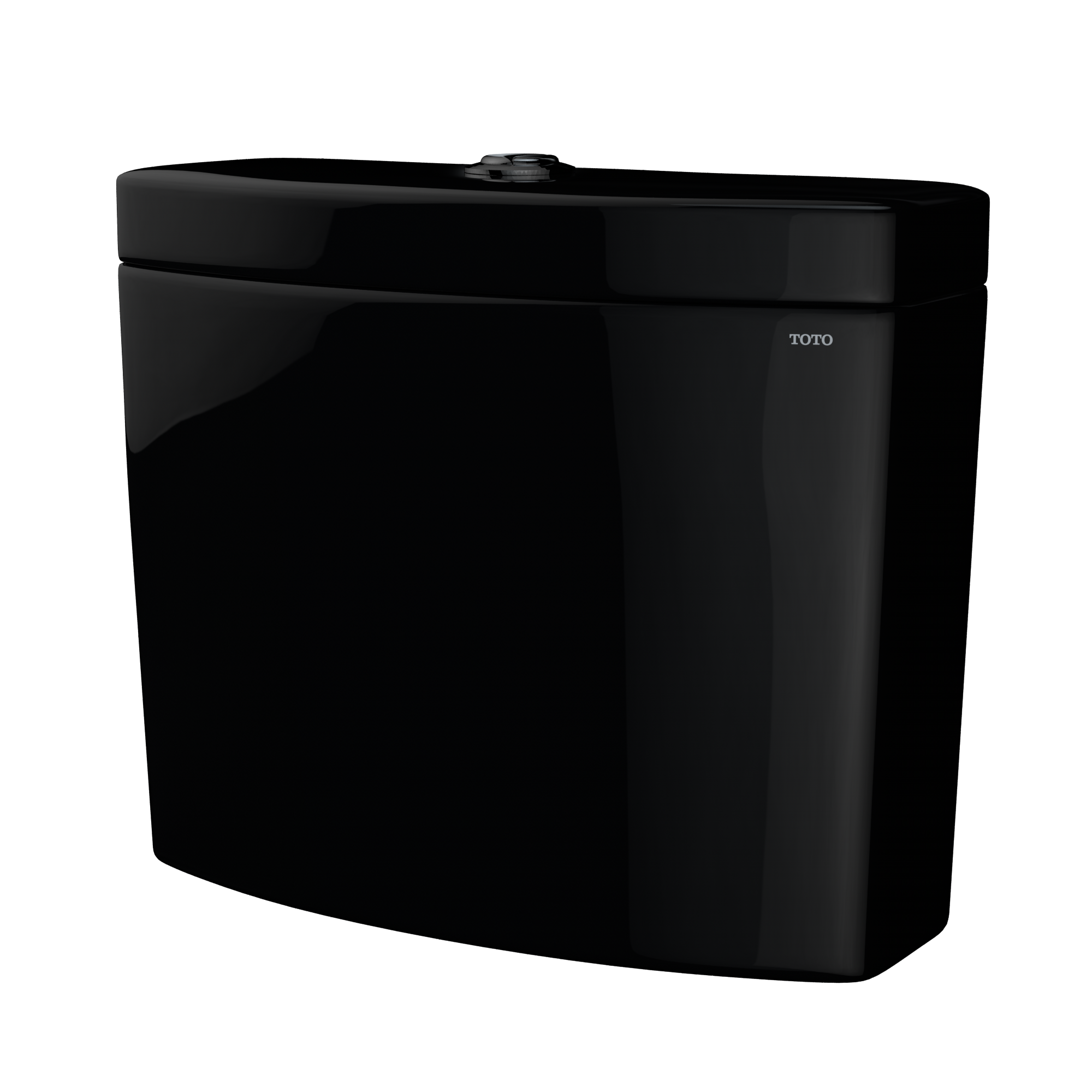 TOTO Aquia IV Dual Flush 1.28 and 0.9 GPF Toilet Tank Only with WASHLET+ Auto Flush Compatibility, Ebony, Vitreous China, ST446EMNA#51