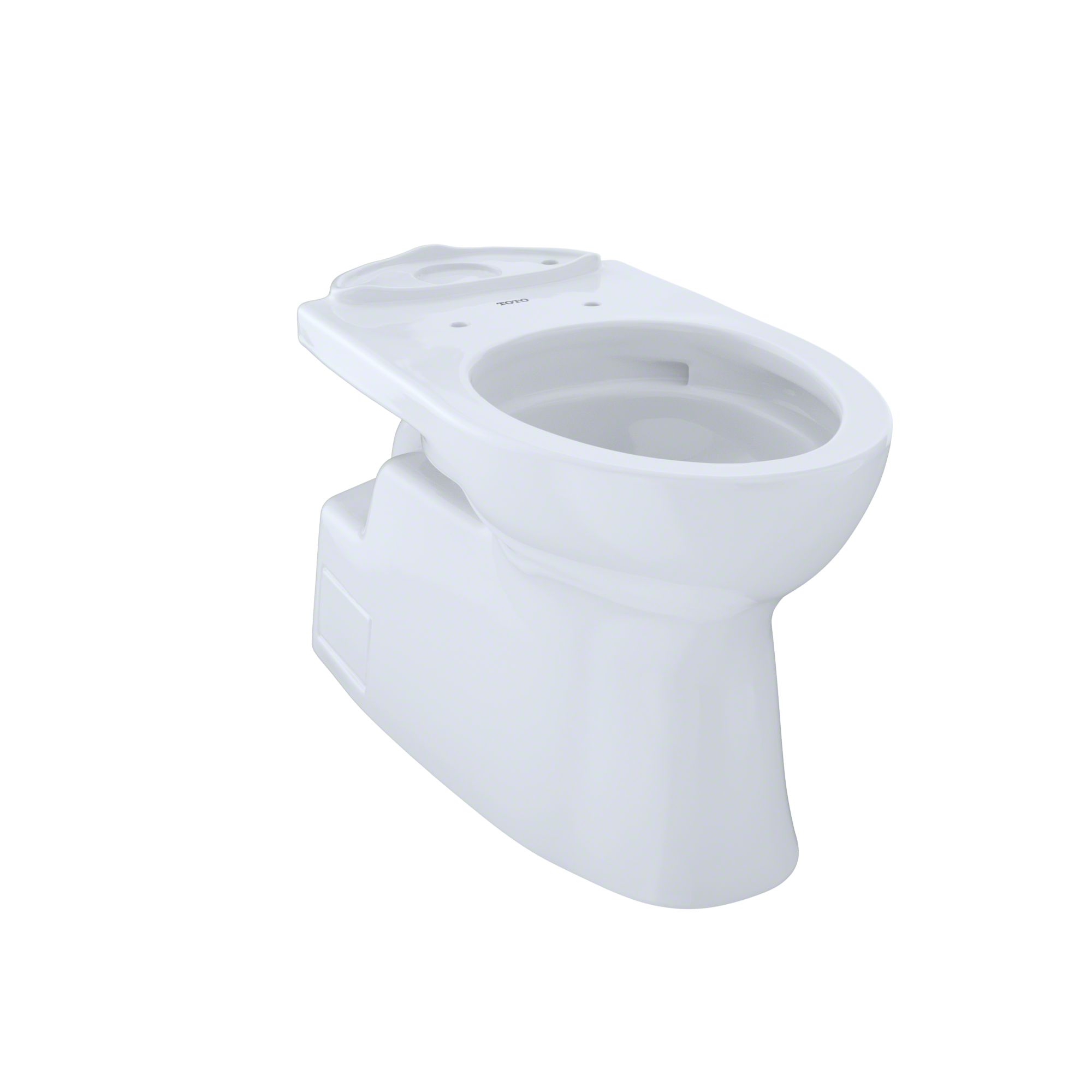 TOTO Vespin II Universal Height Elongated Skirted Toilet Bowl with CEFIONTECT, Cotton White, Vitreous China, CT474CUFG#01