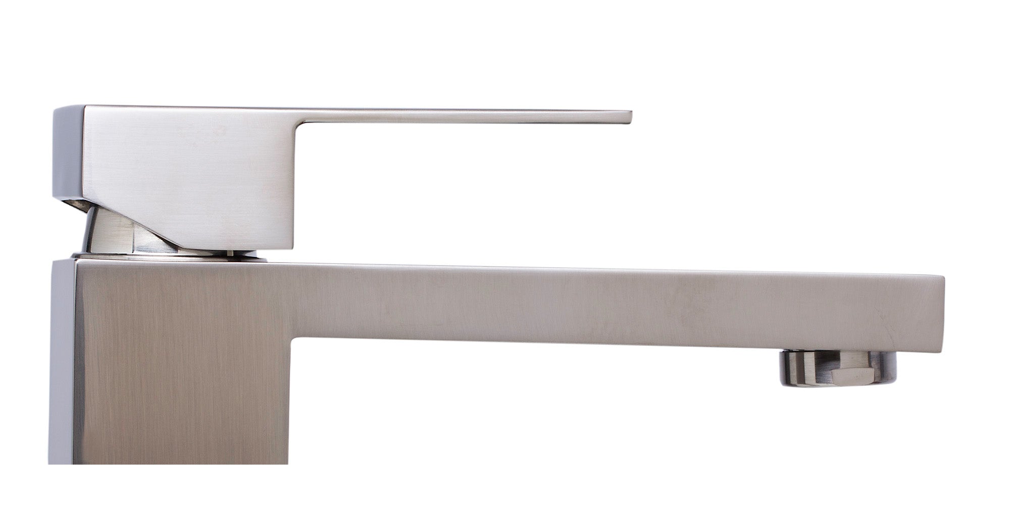 Alternate Image for ALFI Brushed Nickel Tall Square Single Lever Bathroom Faucet, AB1129-BN