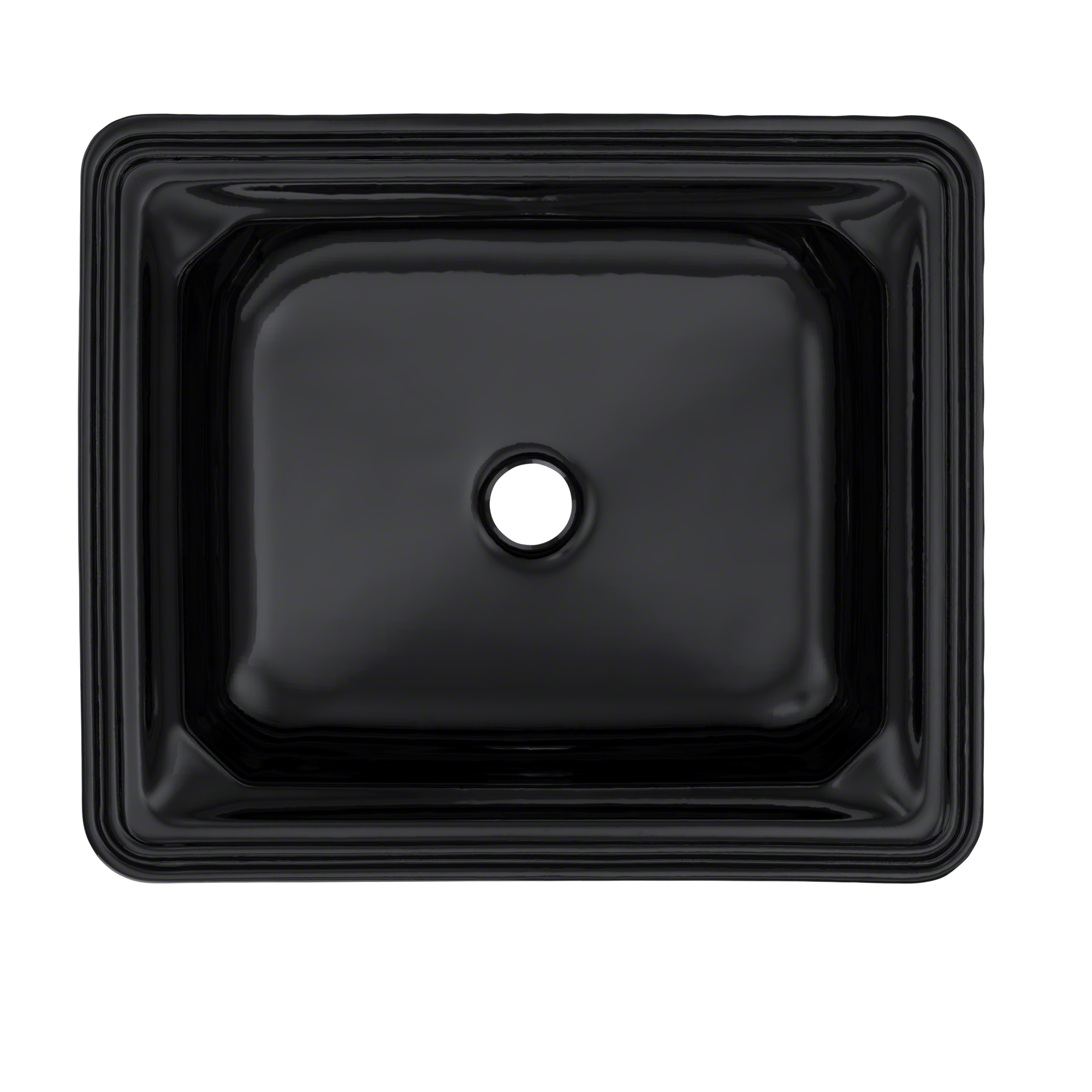 TOTO Guinevere Rectangular Undermount Bathroom Sink, Ebony, Vitreous China, LT973#51