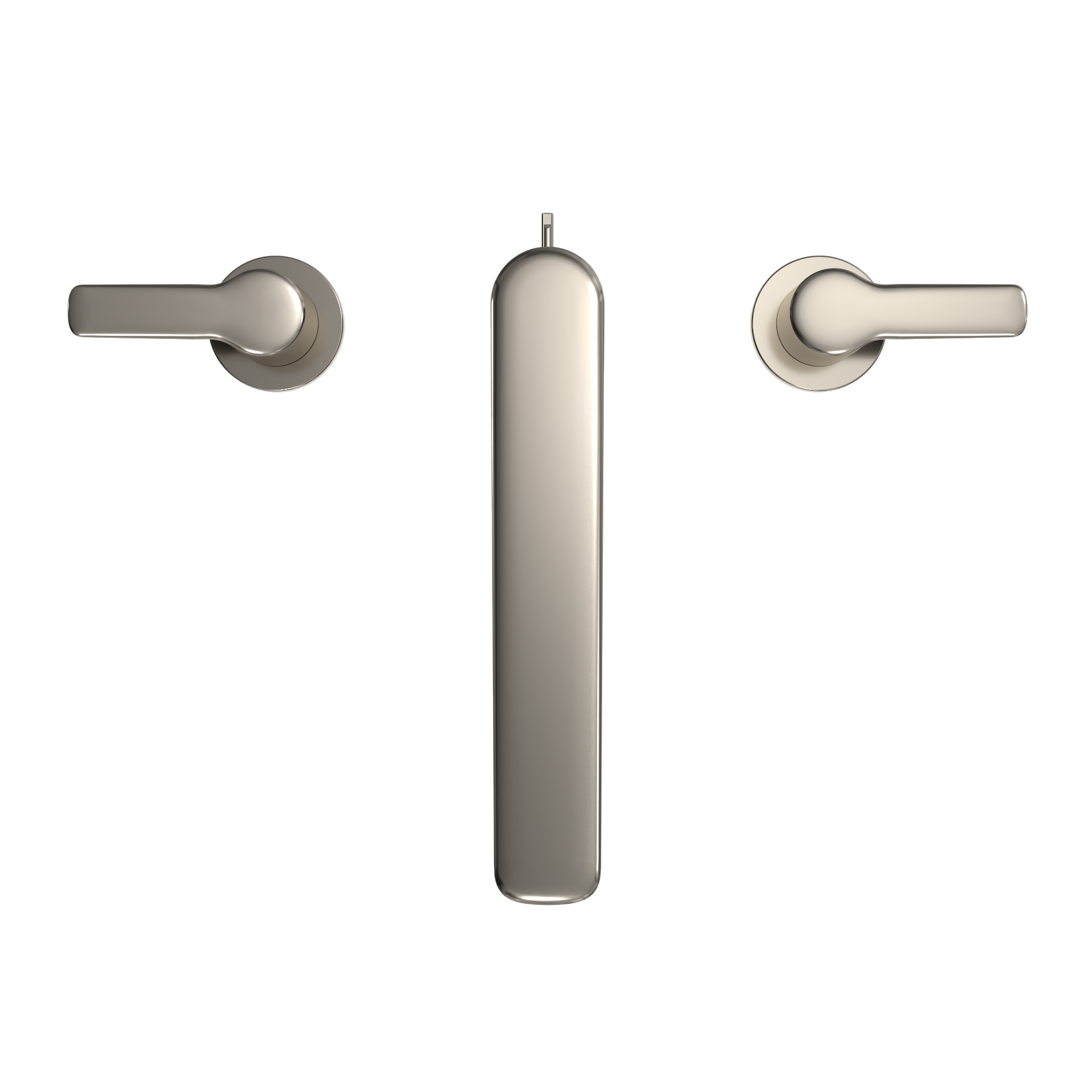Alternate Image for TOTO GS Two-Handle Deck-Mount Roman Tub Filler Trim, Polished Nickel, Brass, TBG03201U#PN