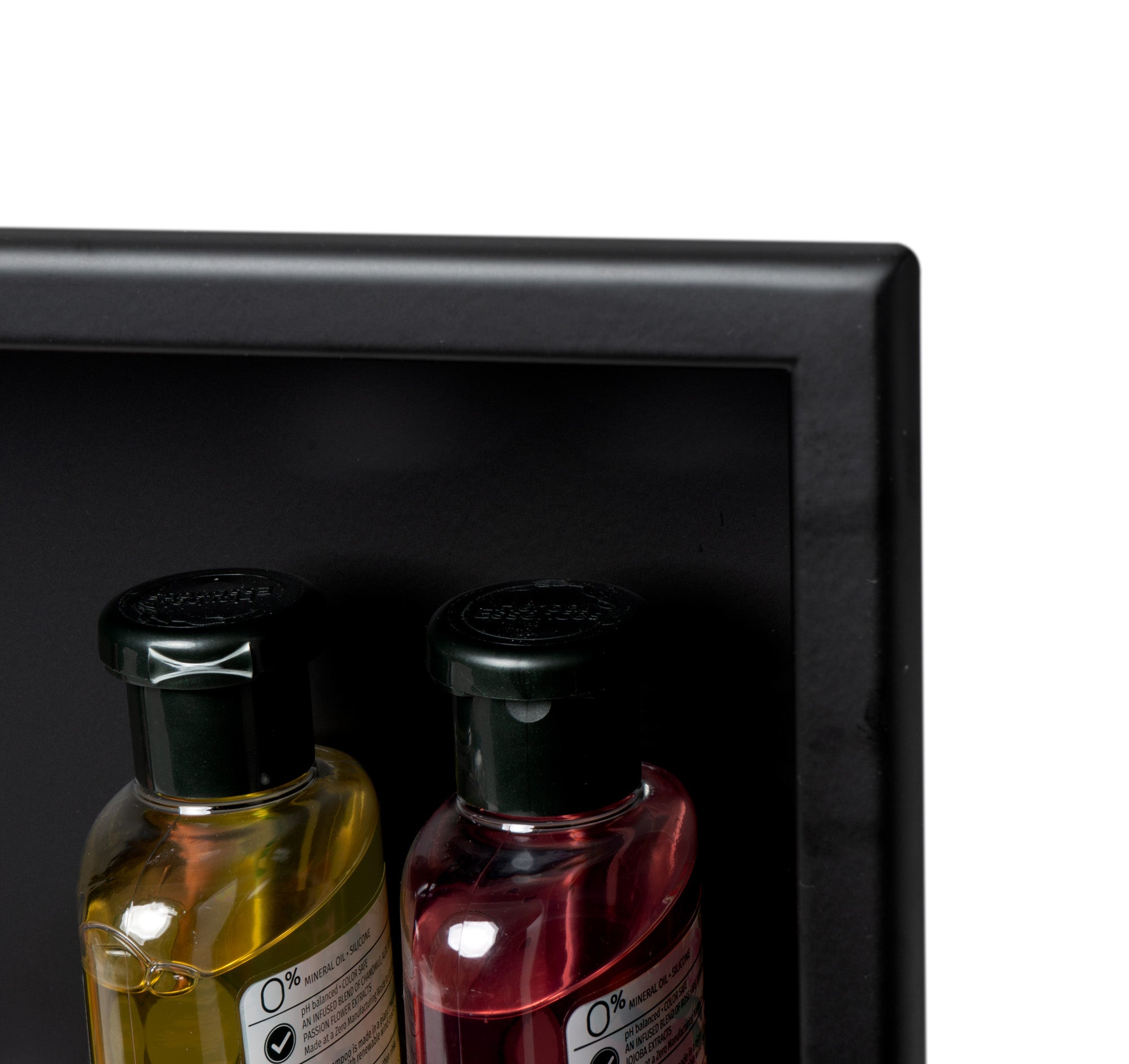 Alternate Image for ALFI brand ABNC2412-BLA 24 x 12 Black Matte Stainless Steel Horizontal Single Shelf Bath Shower Niche, 20 Gauge