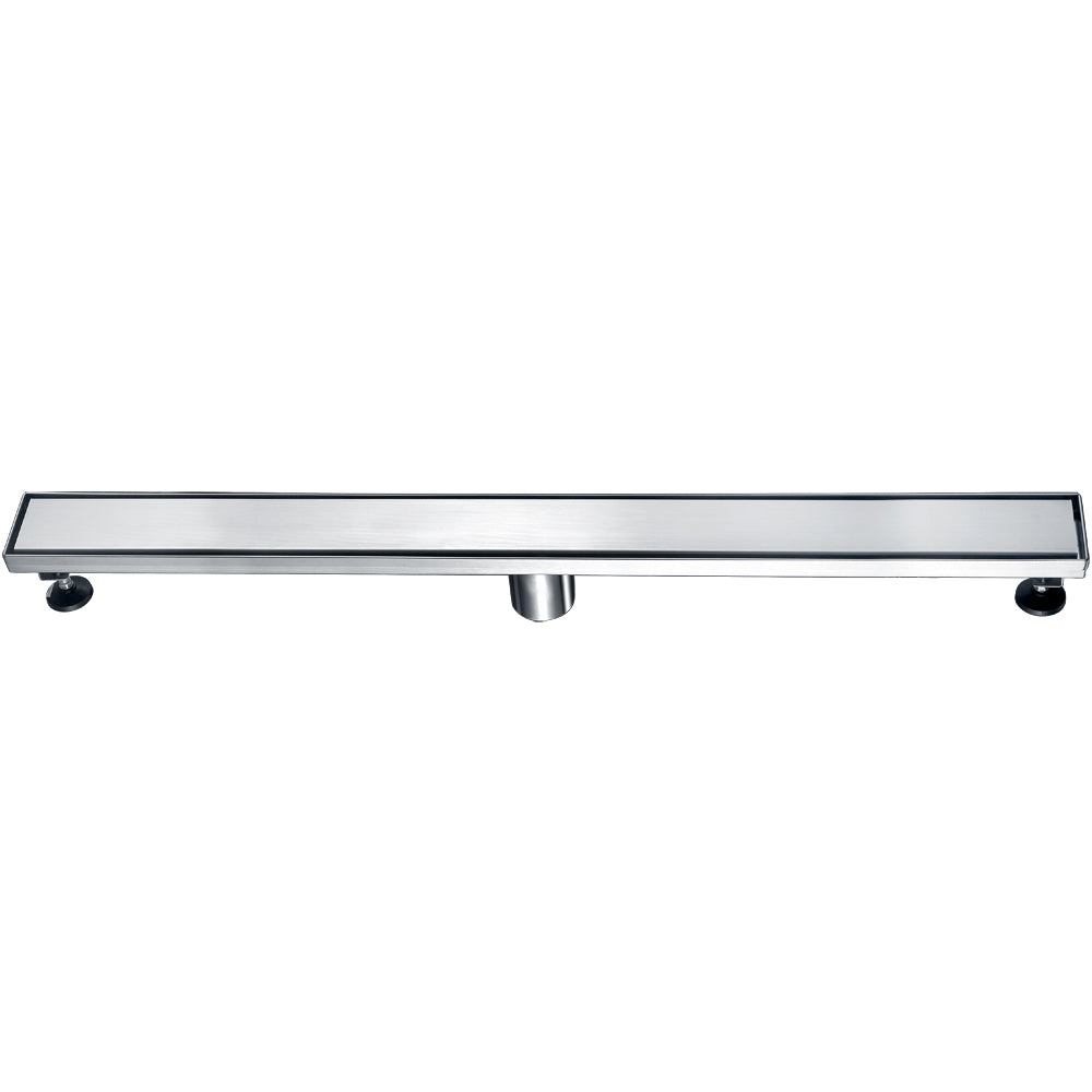 Alternate Image for ALFI brand ABLD32B-BSS 32" Modern Brushed Stainless Steel Linear Shower Drain with Solid Cover