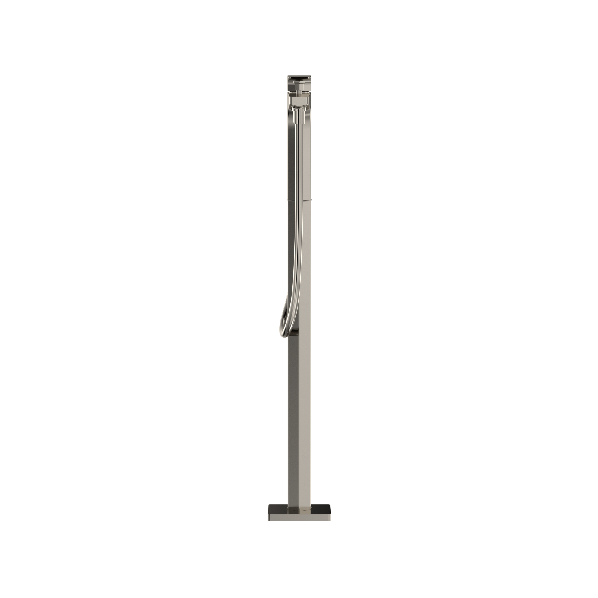 TOTO GE Single-Handle Free Standing Tub Filler with Handshower, Polished Nickel, Brass, TBG07306U#PN