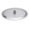Alternate Image for ALFI brand RAIN128-BSS 12" Oval Brushed Solid Stainless Steel Ultra Thin Rain Shower Head