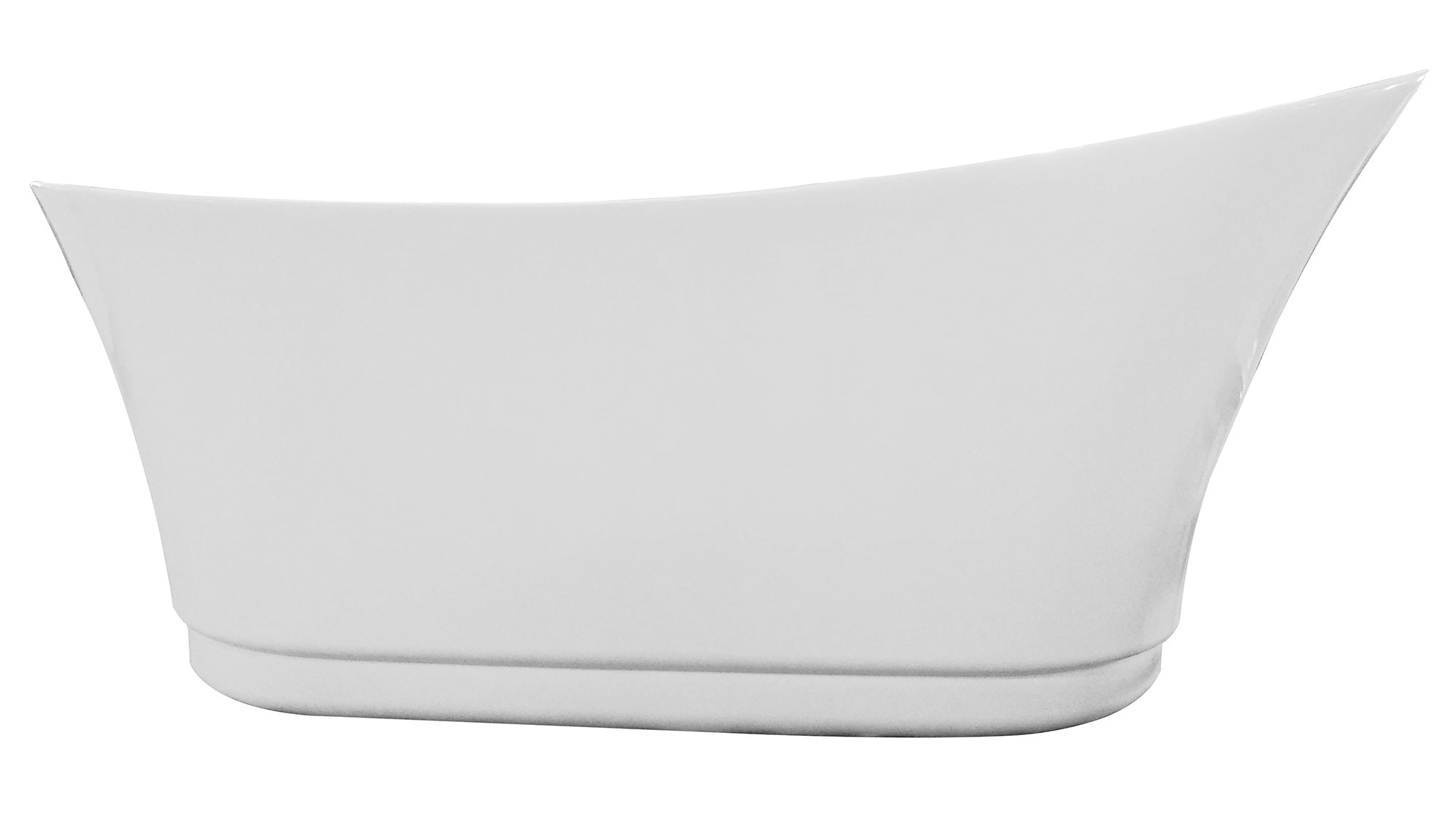 Alternate Image for Eago 69" Acrylic Free Standing Oval Air Bubble Bathtub, White, AM2140