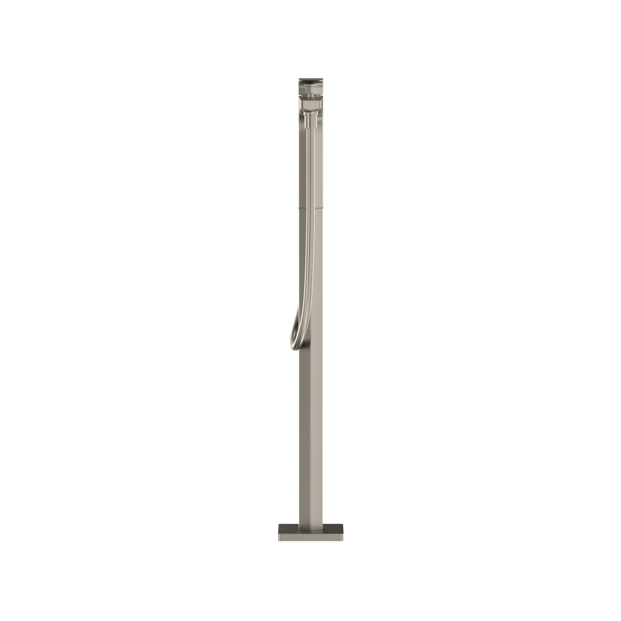 TOTO GE Single-Handle Free Standing Tub Filler with Handshower, Brushed Nickel, Brass, TBG07306U#BN