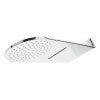 Alternate Image for ALFI brand RAIN10RW-PC Polished Chrome 10" Wall-Mounted Square Waterfall Rain Shower Head, Brass