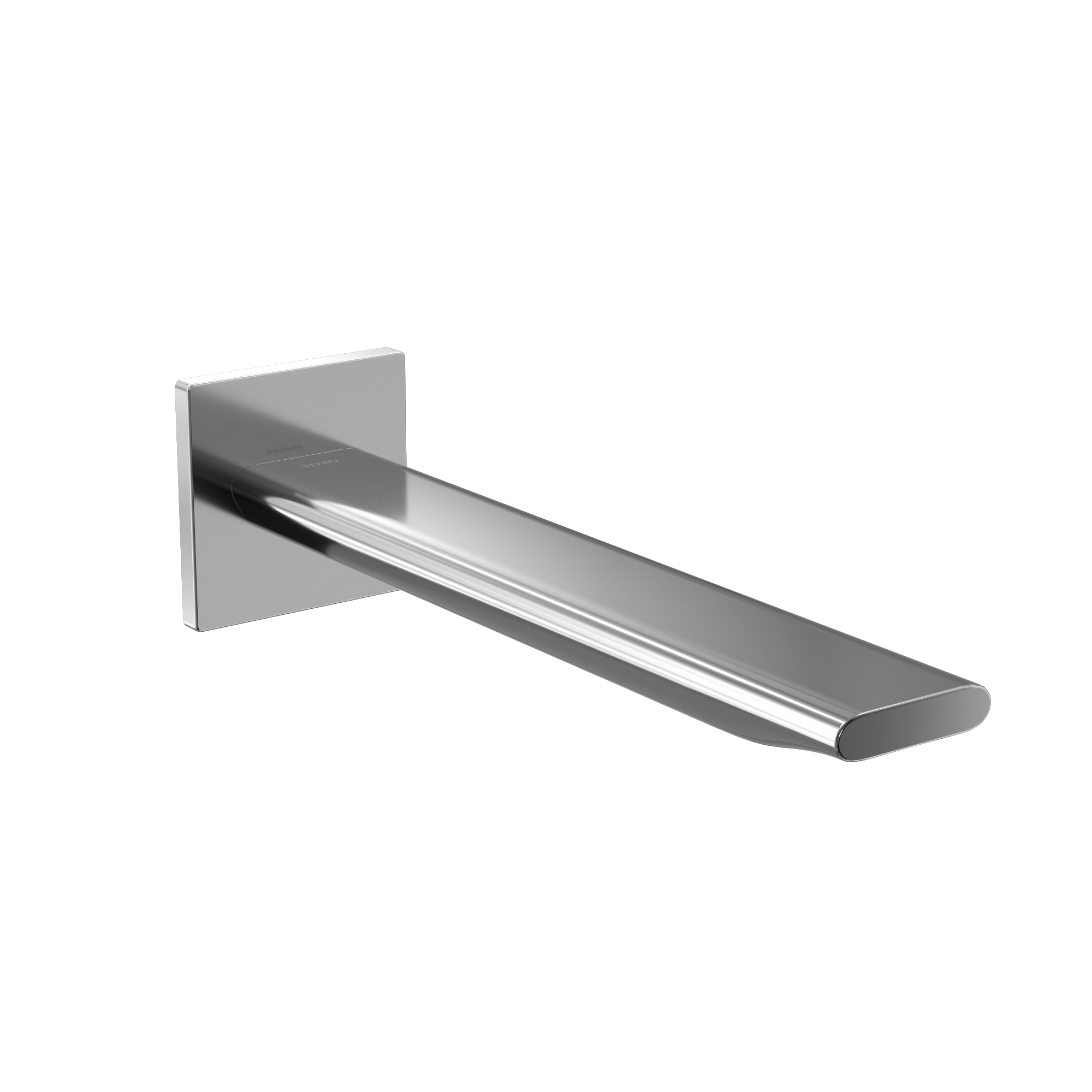 TOTO Libella Wall-Mount ECOPOWER 0.5 GPM Touchless Bathroom Faucet with Mixing Valve, 20 Second Continuous Flow, Polished Chrome, Brass, T23L53EM#CP