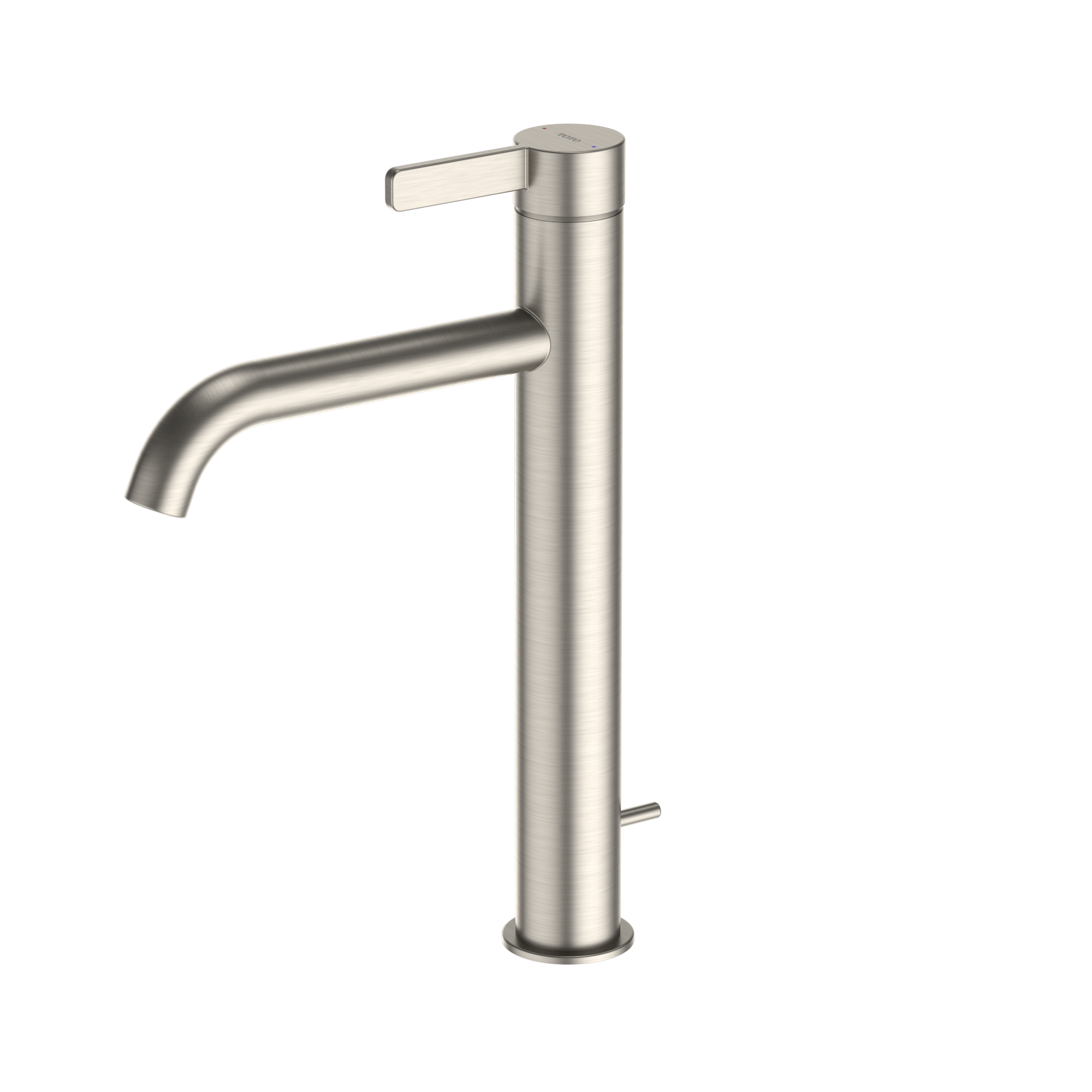 Alternate Image for TOTO GF 1.2 GPM Single Handle Vessel Bathroom Sink Faucet with COMFORT GLIDE Technology, Brushed Nickel, Stainless Steel, TLG11305U#BN