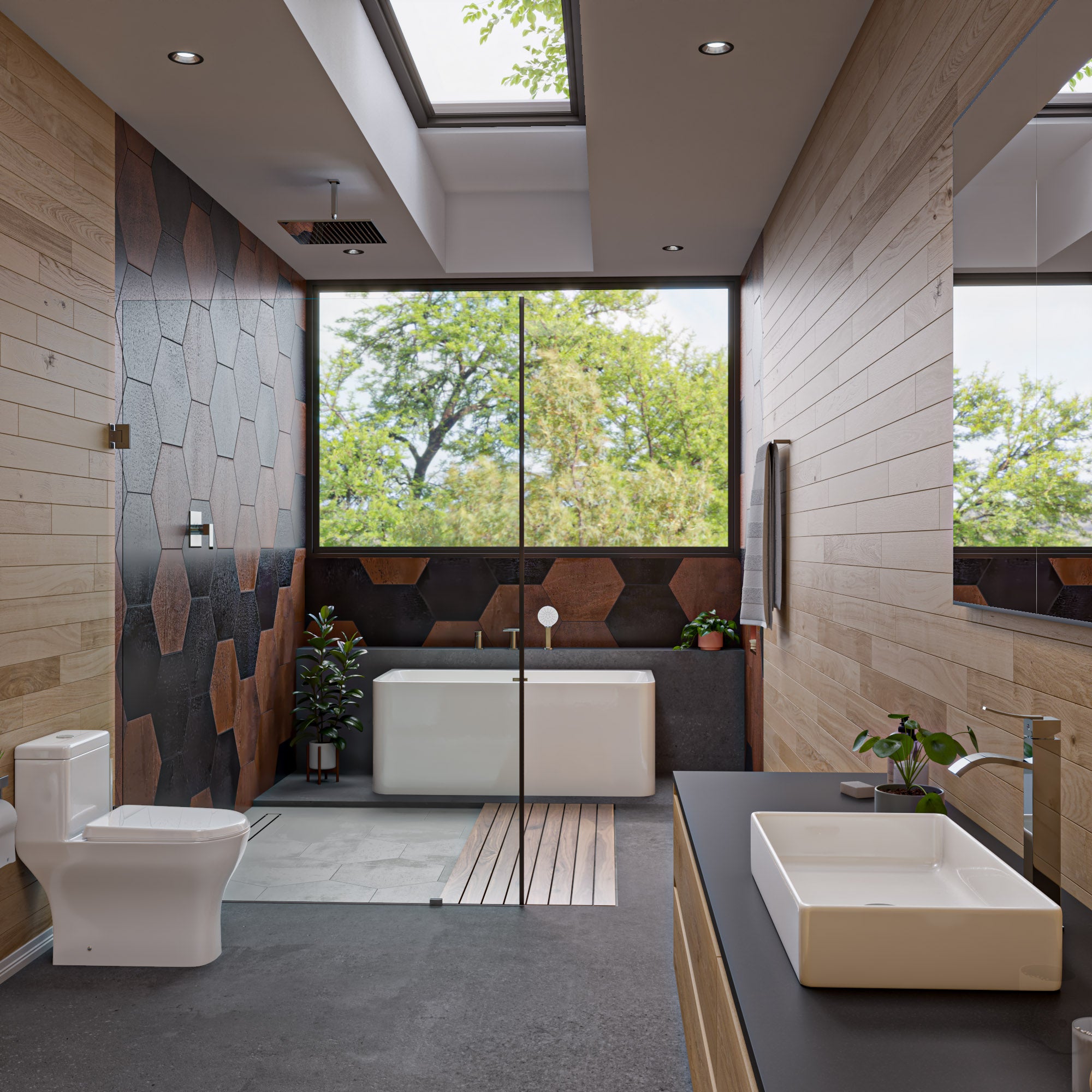 Alternate Image for ALFI brand 24" x 13.63" Rectangle Above Mount Porcelain Bathroom Sink, White, No Faucet Hole, ABC902-W