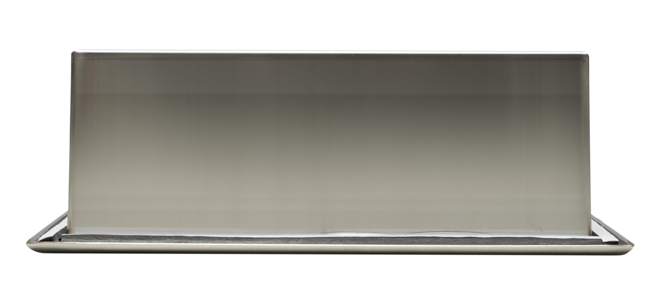 Alternate Image for ALFI brand ABN2412-BSS 24 x 12 Brushed Stainless Steel Horizontal Single Shelf Bath Shower Niche, 20 Gauge
