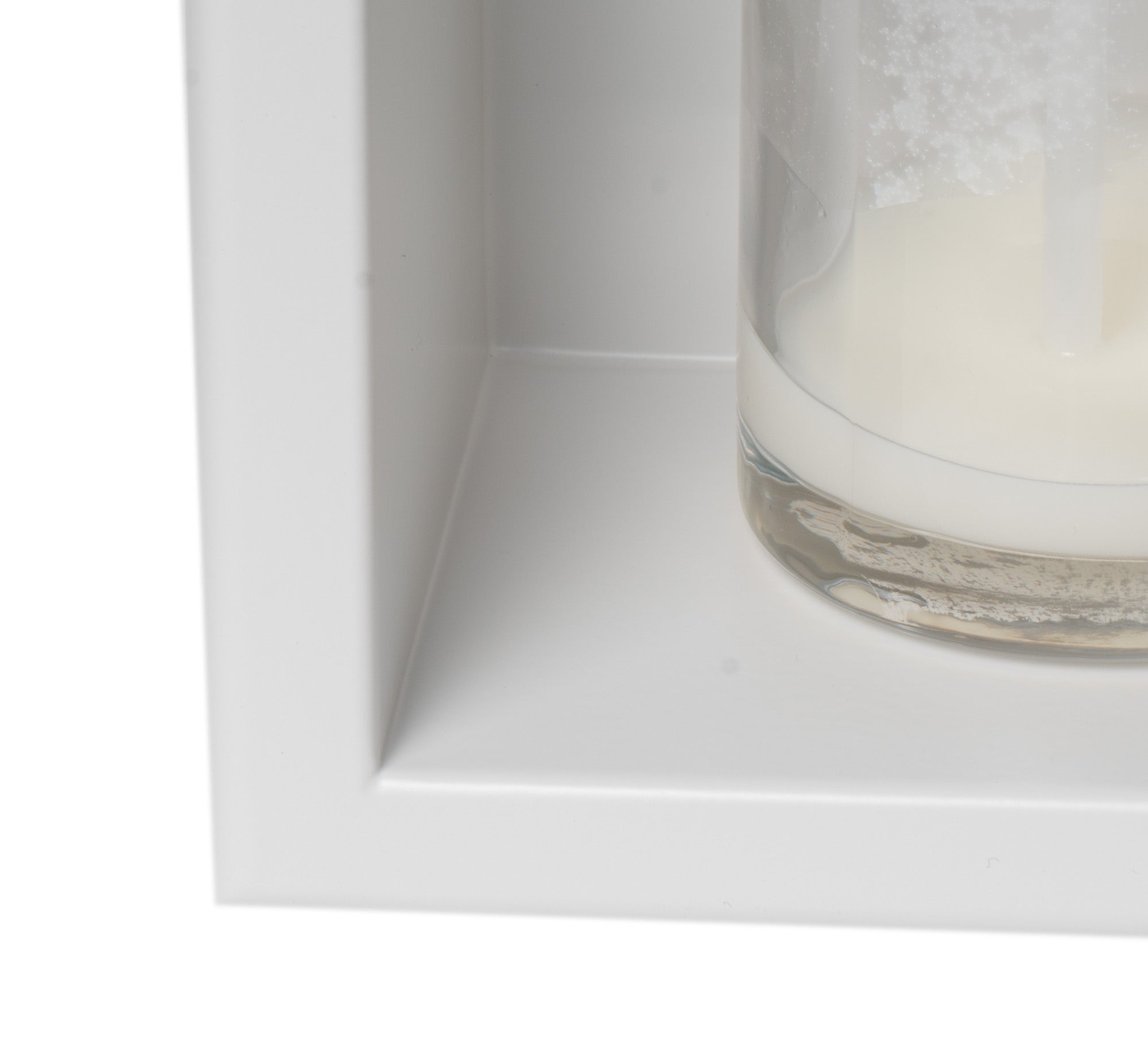 Alternate Image for ALFI brand ABNC2412-W 24 x 12 White Matte Stainless Steel Horizontal Single Shelf Bath Shower Niche, 20 Gauge