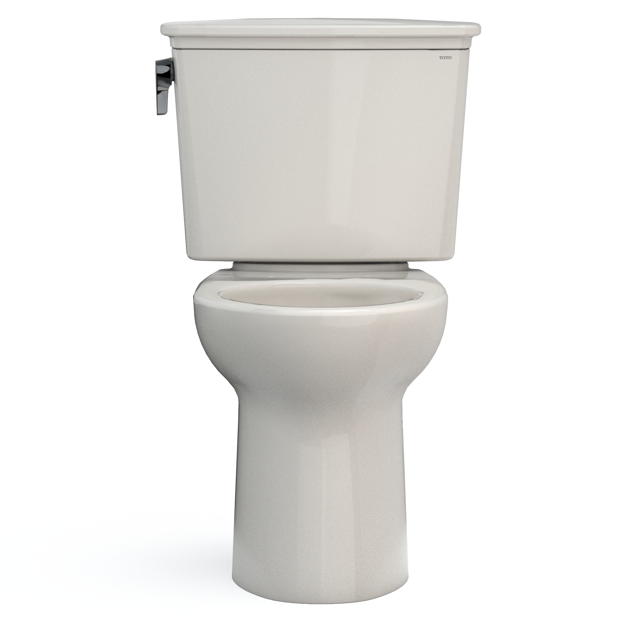 Alternate Image for TOTO Drake Transitional Two-Piece Elongated 1.28 GPF TORNADO FLUSH Toilet with CEFIONTECT, Sedona Beige, Vitreous China, CST786CEG#12