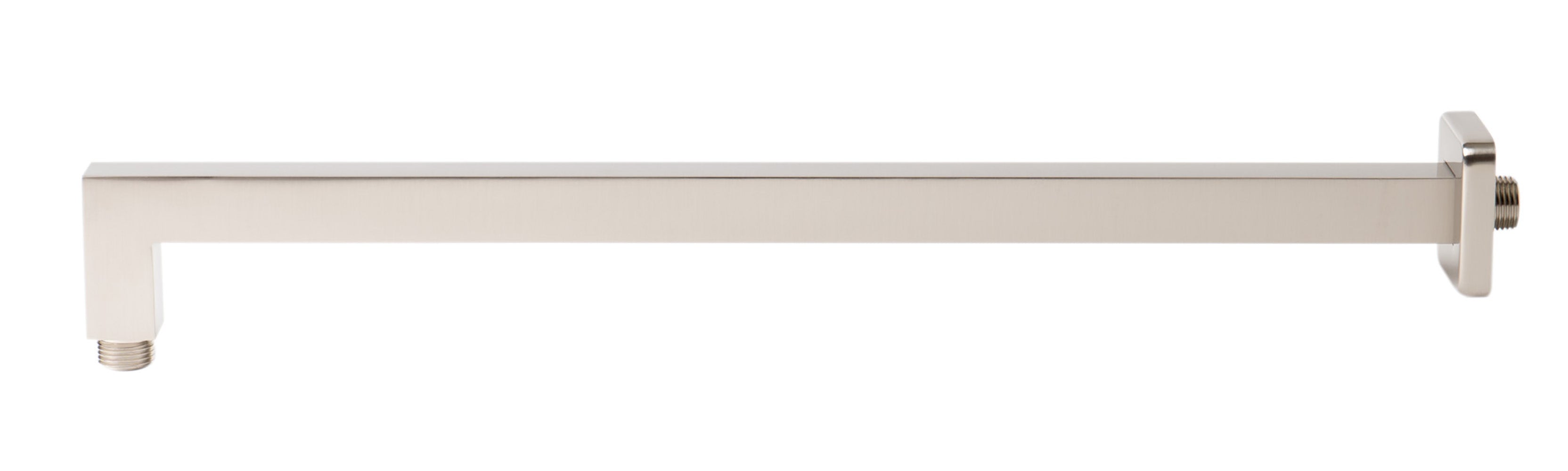 Alternate Image for ALFI brand ABSA20S-BN Brushed Nickel 20" Square Wall Shower Arm, Brass