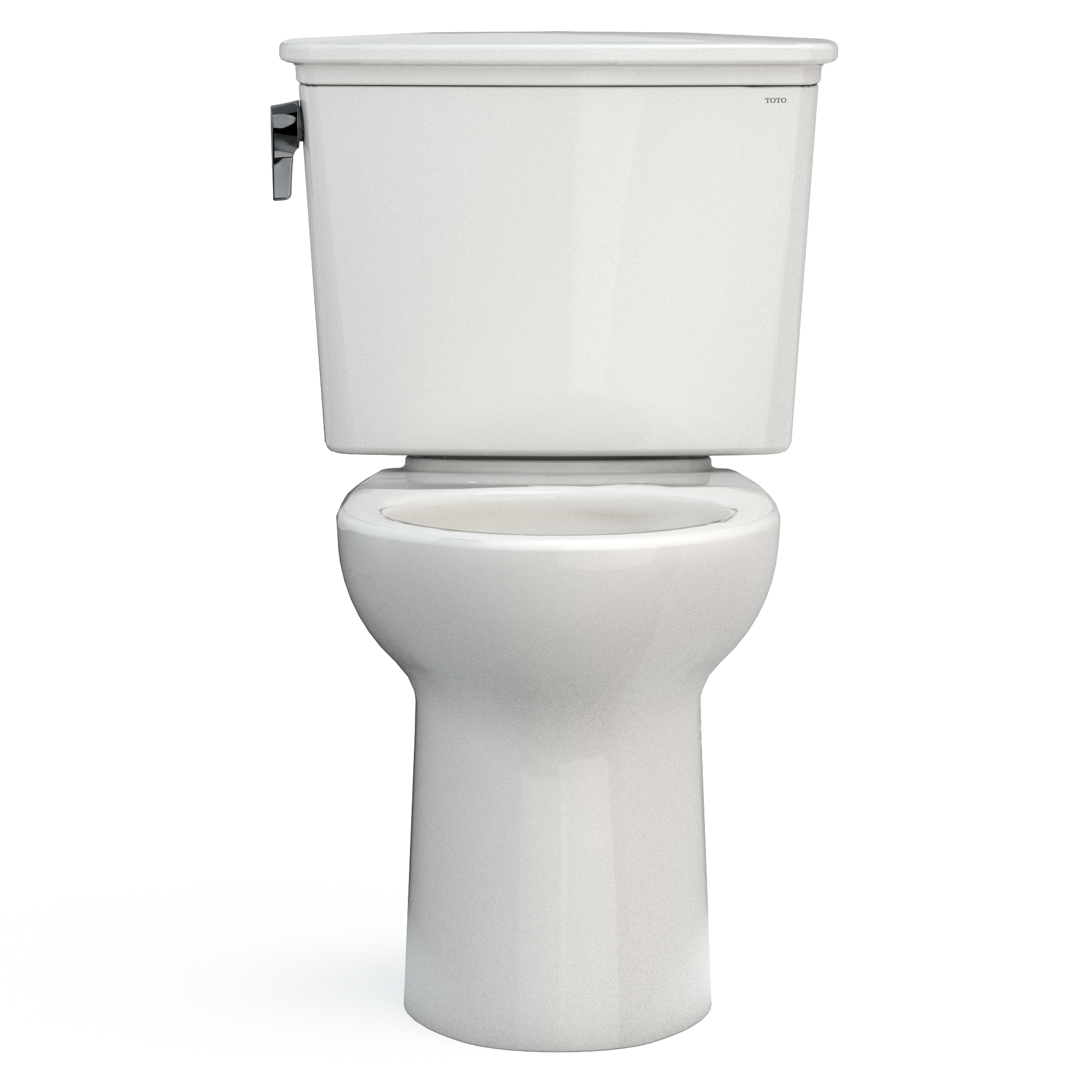 Alternate Image for TOTO Drake Transitional Two-Piece Elongated 1.28 GPF TORNADO FLUSH Toilet with CEFIONTECT, Colonial White, Vitreous China, CST786CEG#11