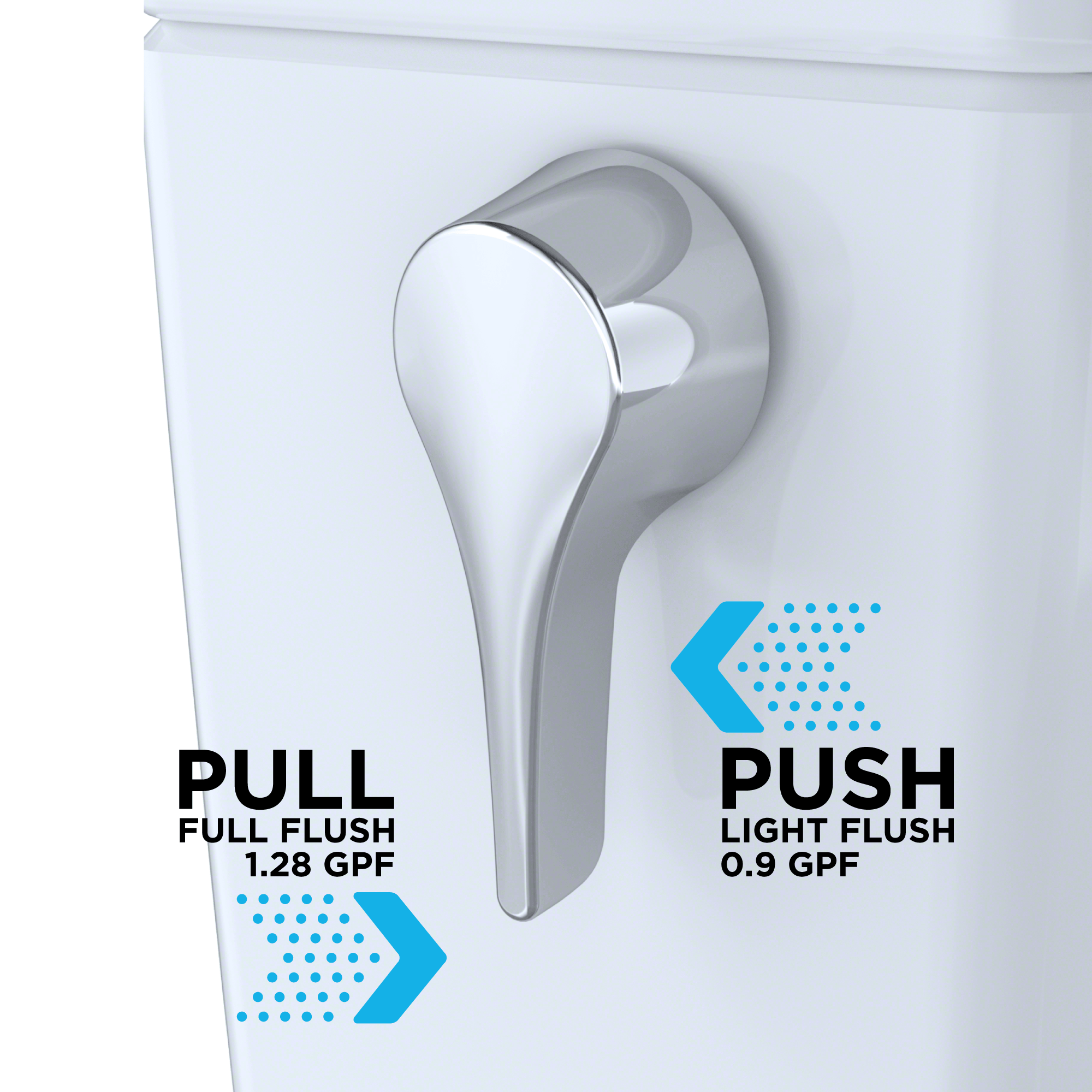 Alternate Image for TOTO WASHLET+ Aquia IV Cube Two-Piece Elongated Dual Flush 1.28 and 0.9 GPF Toilet with C5 Bidet Seat, Cotton White, Vitreous China|Plastic, MW4363084CEMFGN#01