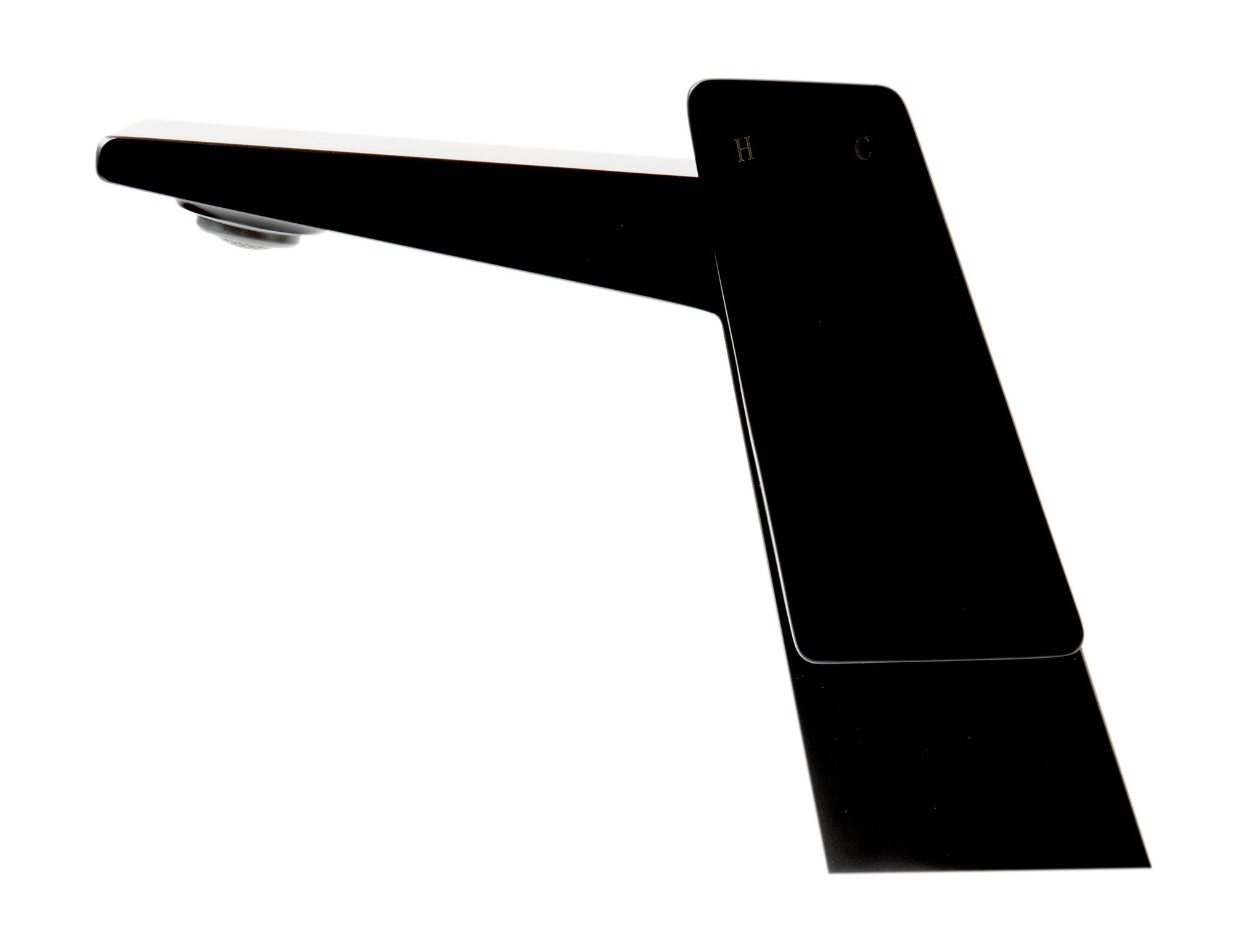 Alternate Image for ALFI brand 1.2 GPM Lever Straight Spout Bathroom Faucet, Modern, Black Matte, AB1470-BM