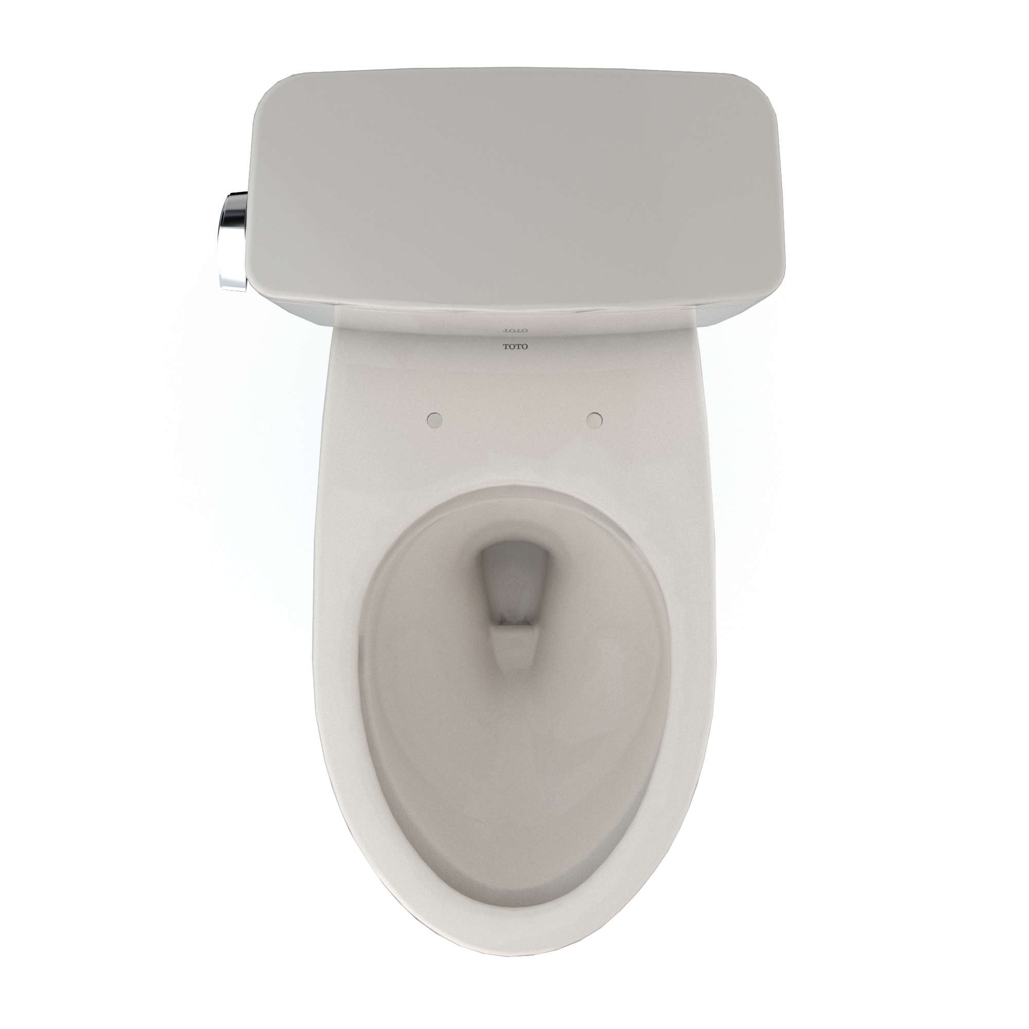 Alternate Image for TOTO Drake Two-Piece Elongated 1.28 GPF TORNADO FLUSH Toilet with CEFIONTECT, Sedona Beige, Vitreous China, CST776CEG#12