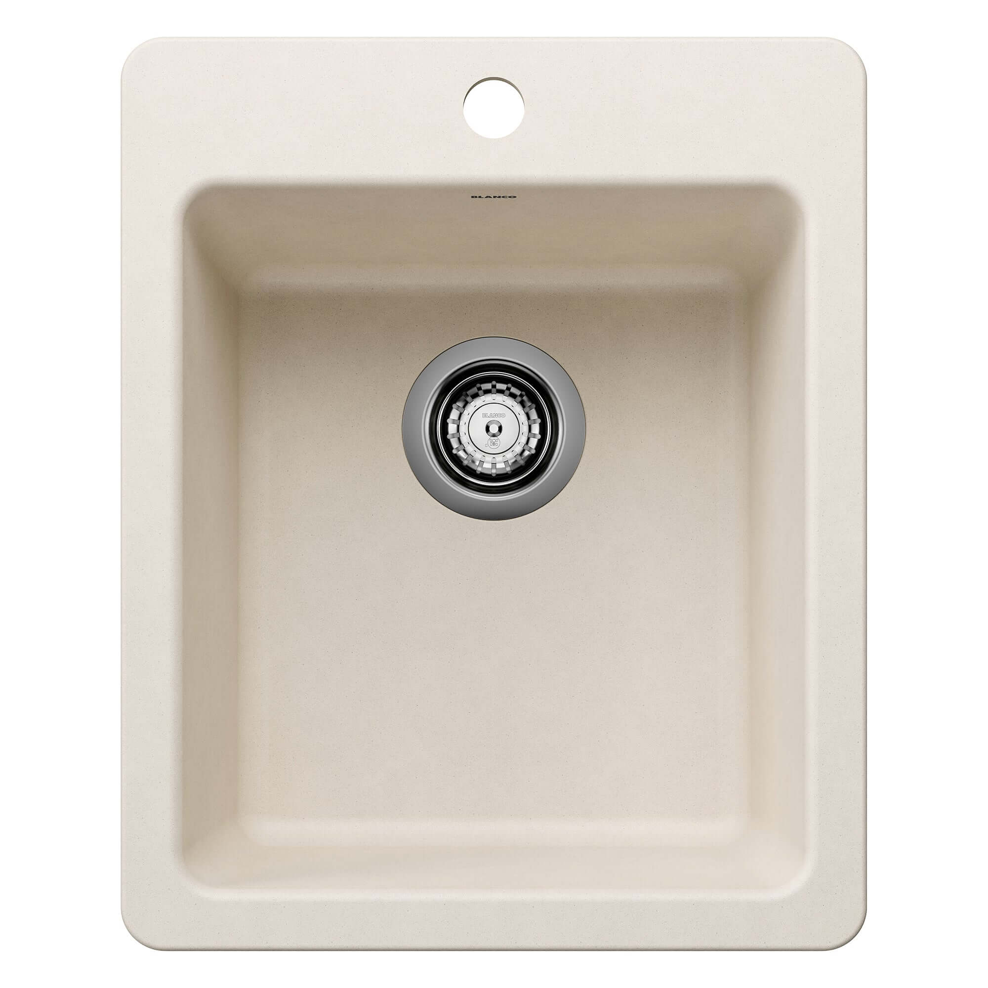 Alternate Image for Blanco Liven 17" Rectangle Silgranit Bar/Prep Sink, Soft White, 1 Faucet Hole, 443241