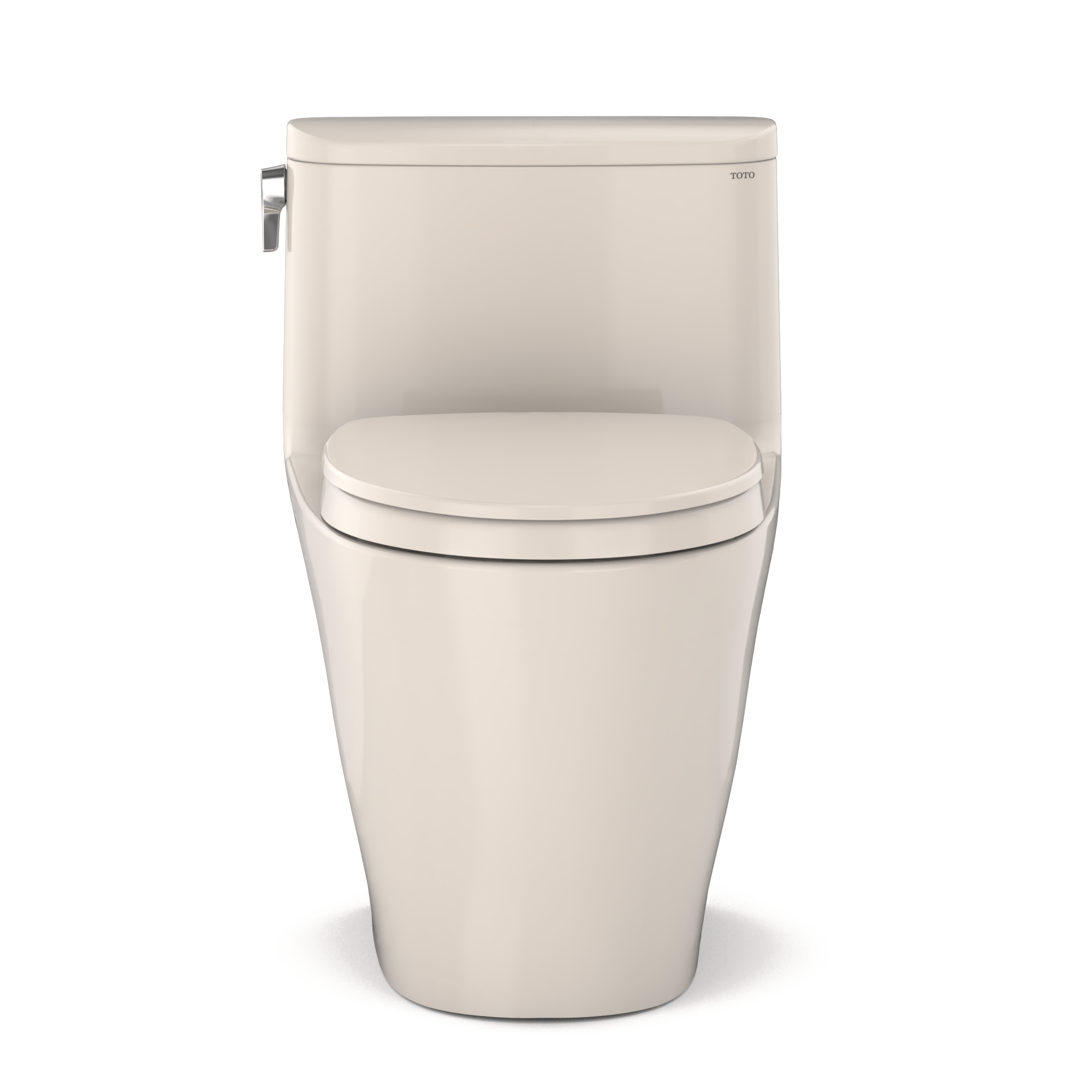 Alternate Image for TOTO Nexus 1G One-Piece Elongated 1.0 GPF Universal Height Toilet with CEFIONTECT and SS124 SoftClose Seat, WASHLET+ Ready, Sedona Beige, Vitreous China, MS642124CUFG#12