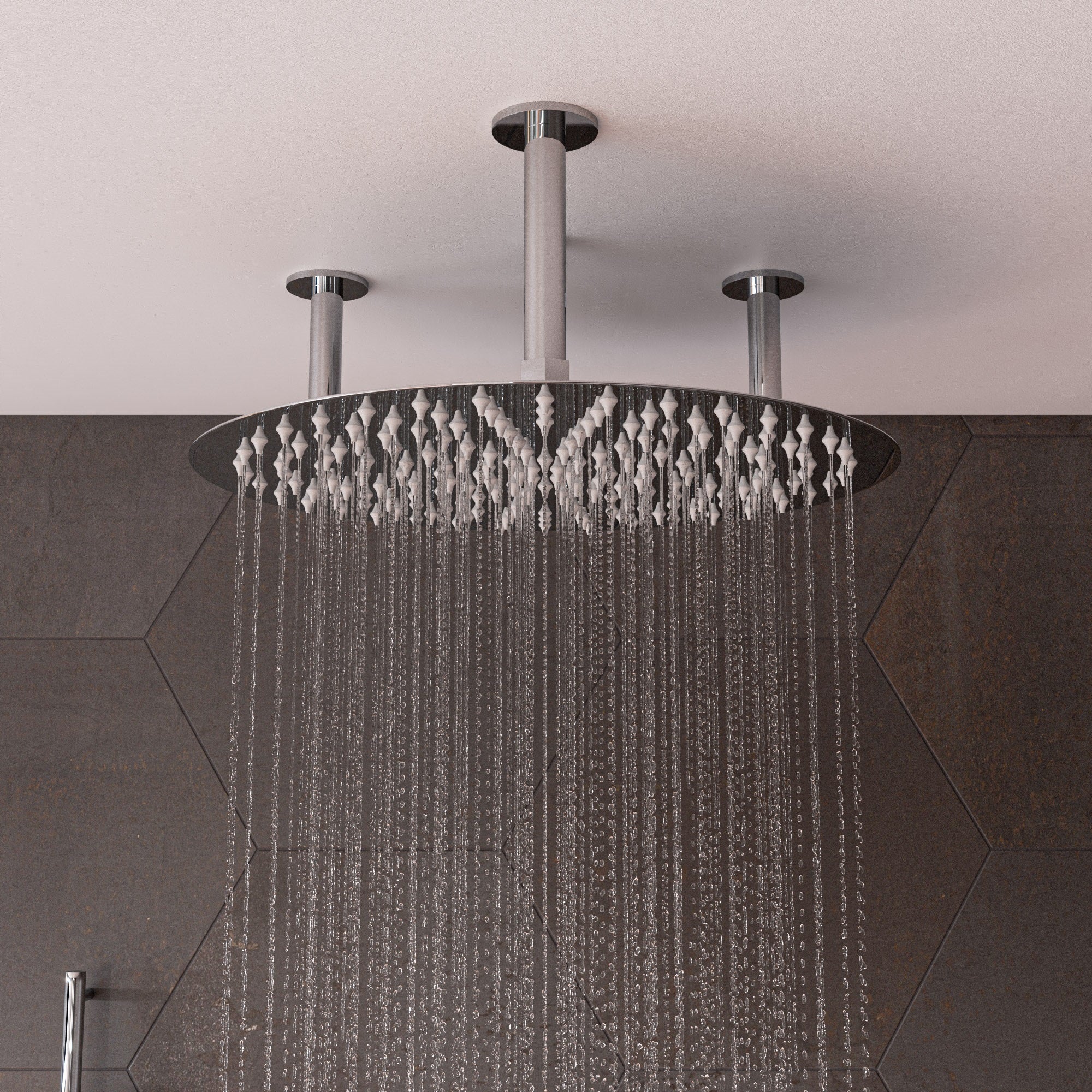 Main Image of ALFI brand RAIN20R-PSS 20" Round Polished Solid Stainless Steel Ultra Thin Rain Shower Head