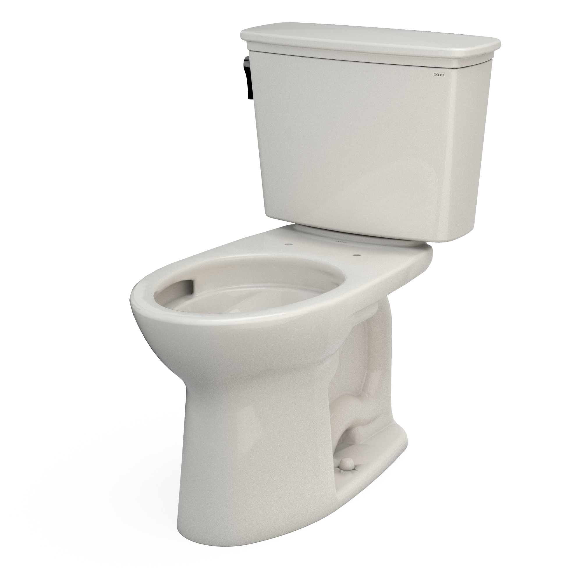 Alternate Image for TOTO Drake Transitional Two-Piece Elongated 1.28 GPF Universal Height TORNADO FLUSH Toilet with CEFIONTECT, Sedona Beige, Vitreous China, CST786CEFG#12