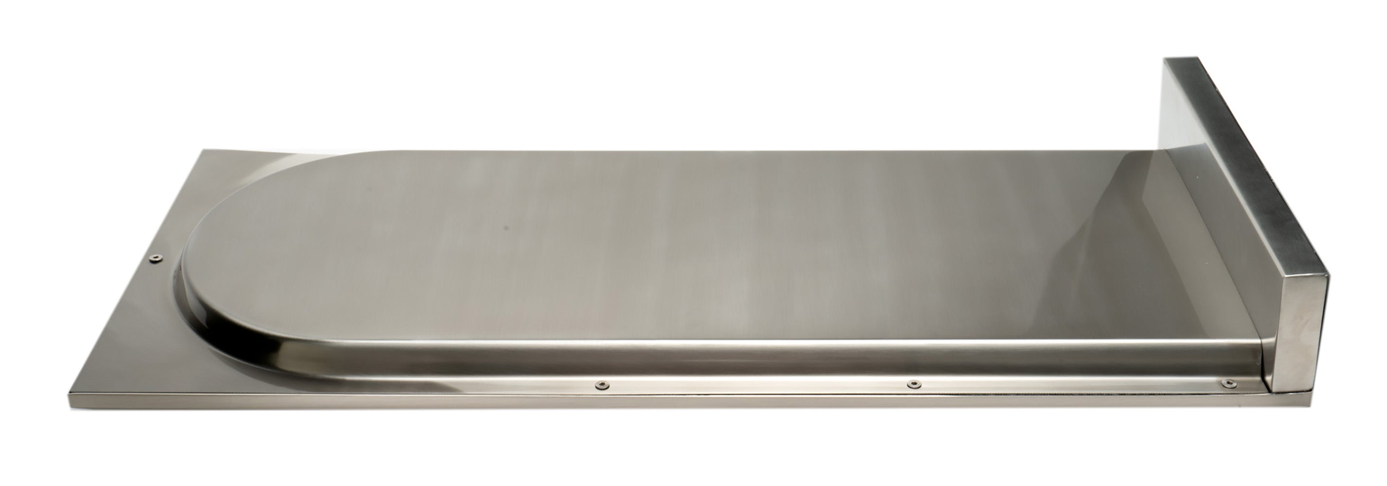 Alternate Image for ALFI brand RAIN10SW-BN Brushed Nickel 10" Wall-Mounted Square Waterfall Rain Shower Head, Brass