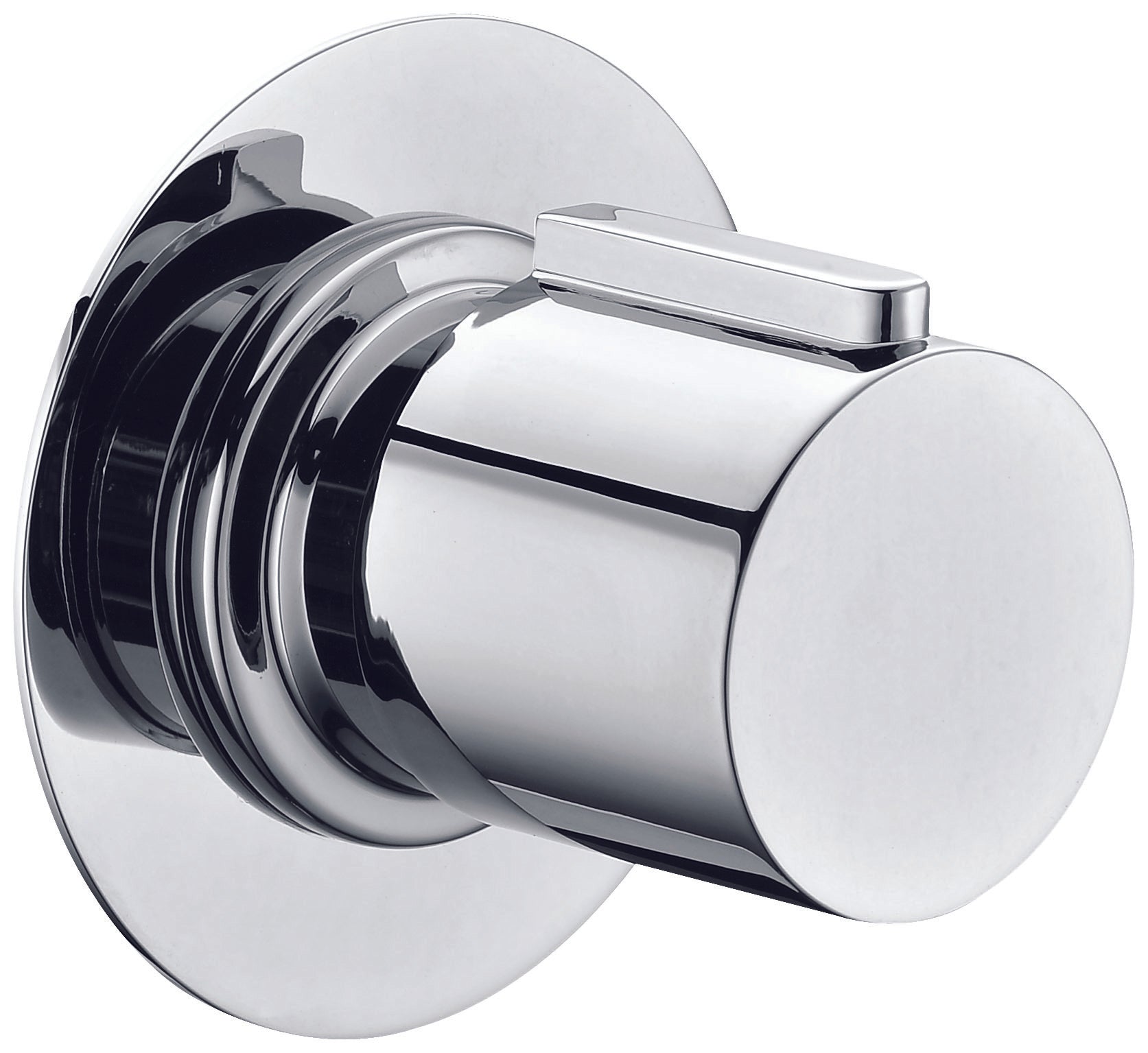 ALFI brand AB9101-PC Polished Chrome Modern Round 3 Way Shower Diverter, Brass