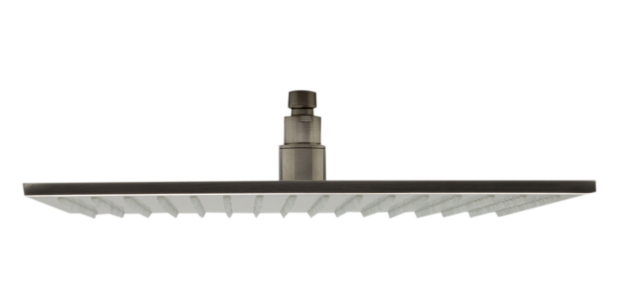 Alternate Image for ALFI brand LED16S-BN Brushed Nickel 16" Square Multi Color LED Rain Shower Head, Brass