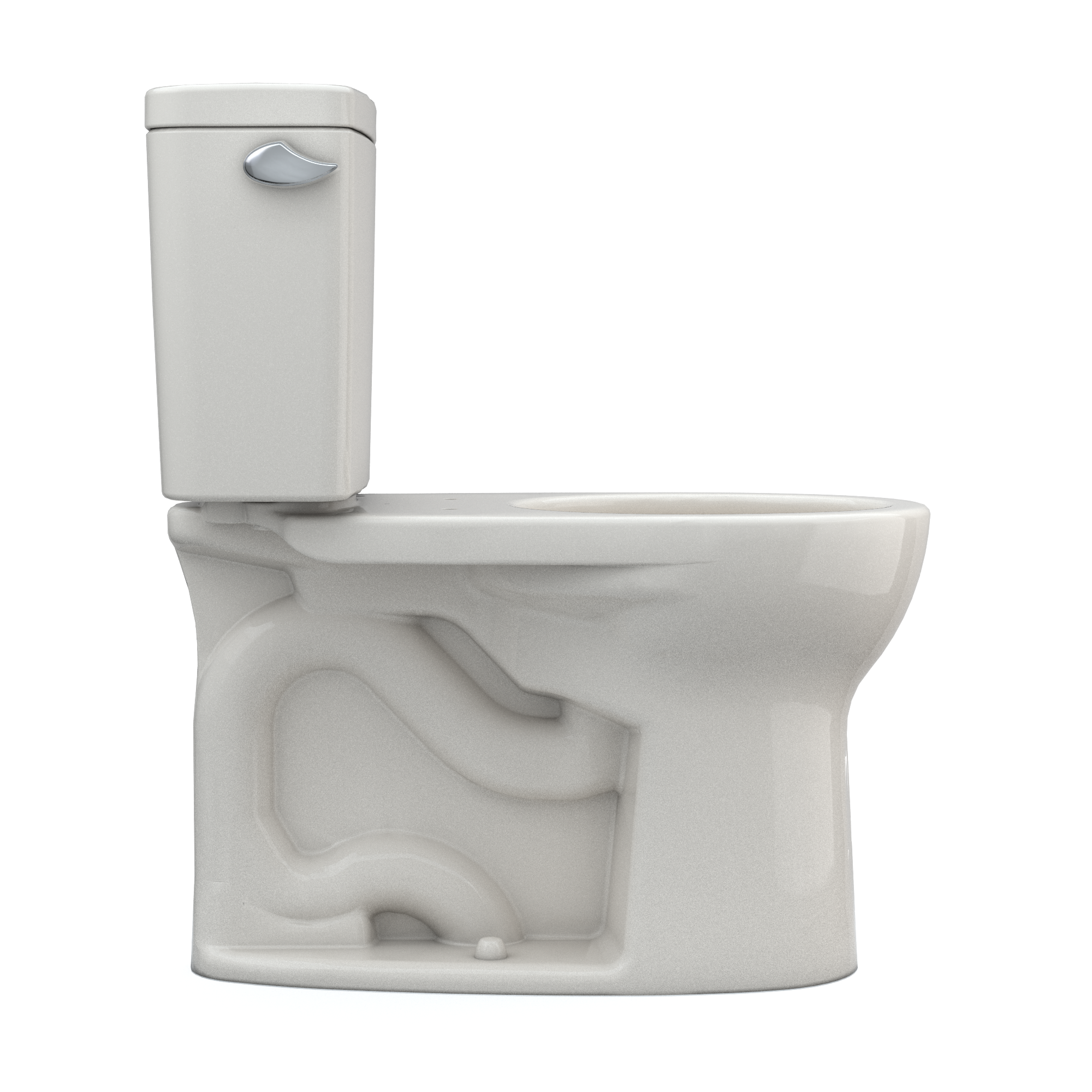 Alternate Image for TOTO Drake Two-Piece Round 1.6 GPF Universal Height TORNADO FLUSH Toilet with CEFIONTECT, Sedona Beige, Vitreous China, CST775CSFG#12