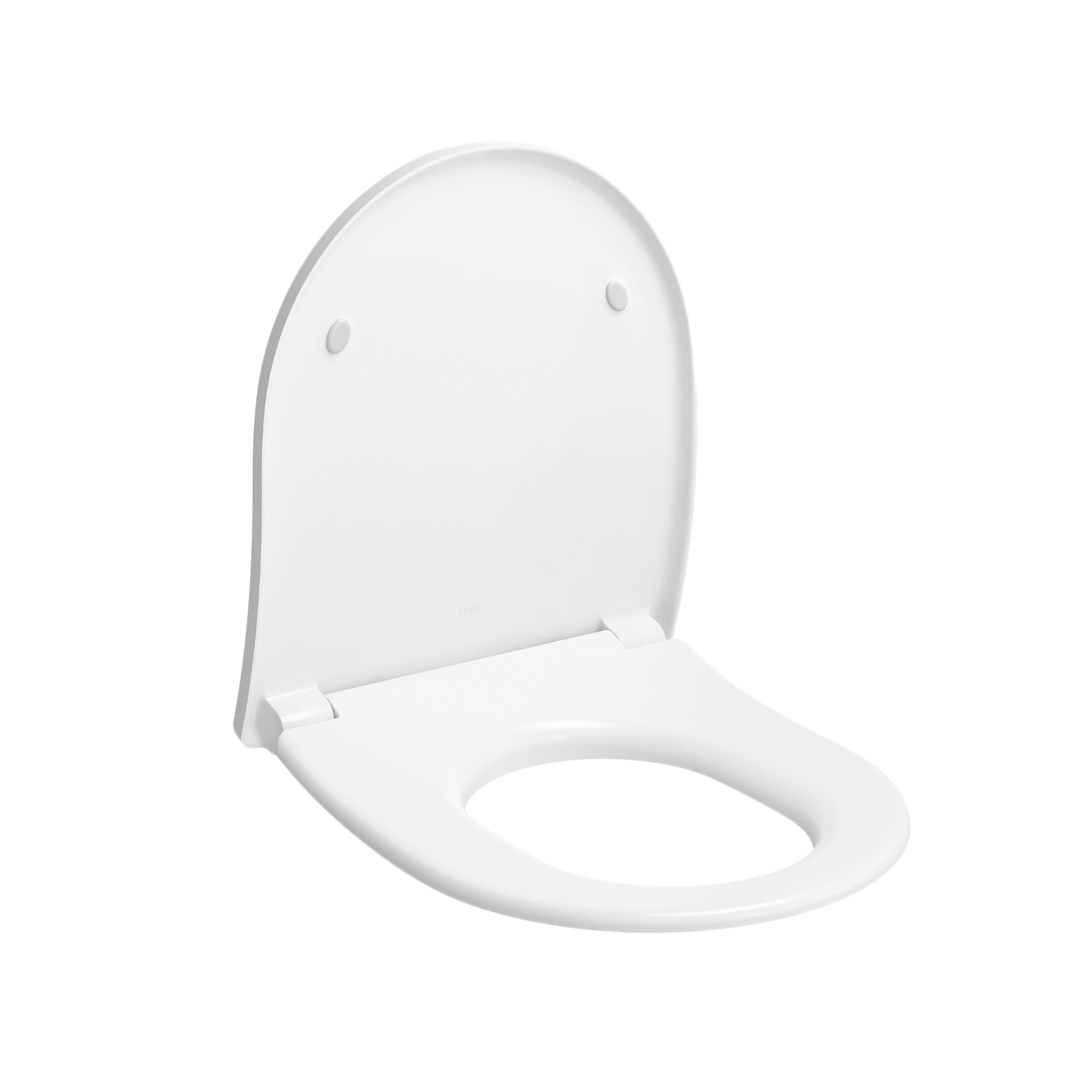 Alternate Image for TOTO RP Compact SoftClose Non Slamming, Slow Close Elongated Toilet Seat and Lid, Cotton White, Plastic, SS227#01