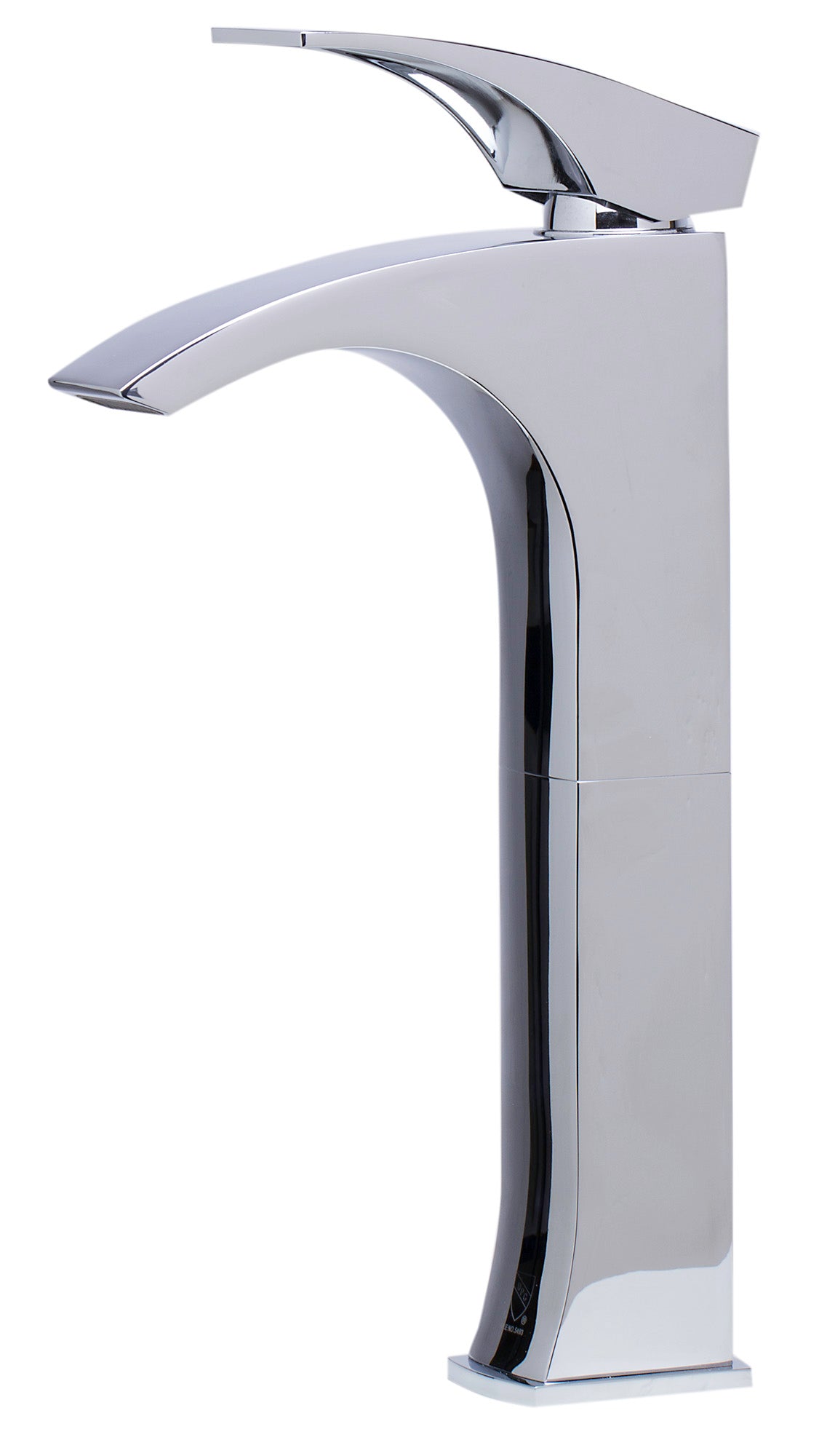 Alternate Image for ALFI Tall Polished Chrome Single Lever Bathroom Faucet, AB1587-PC
