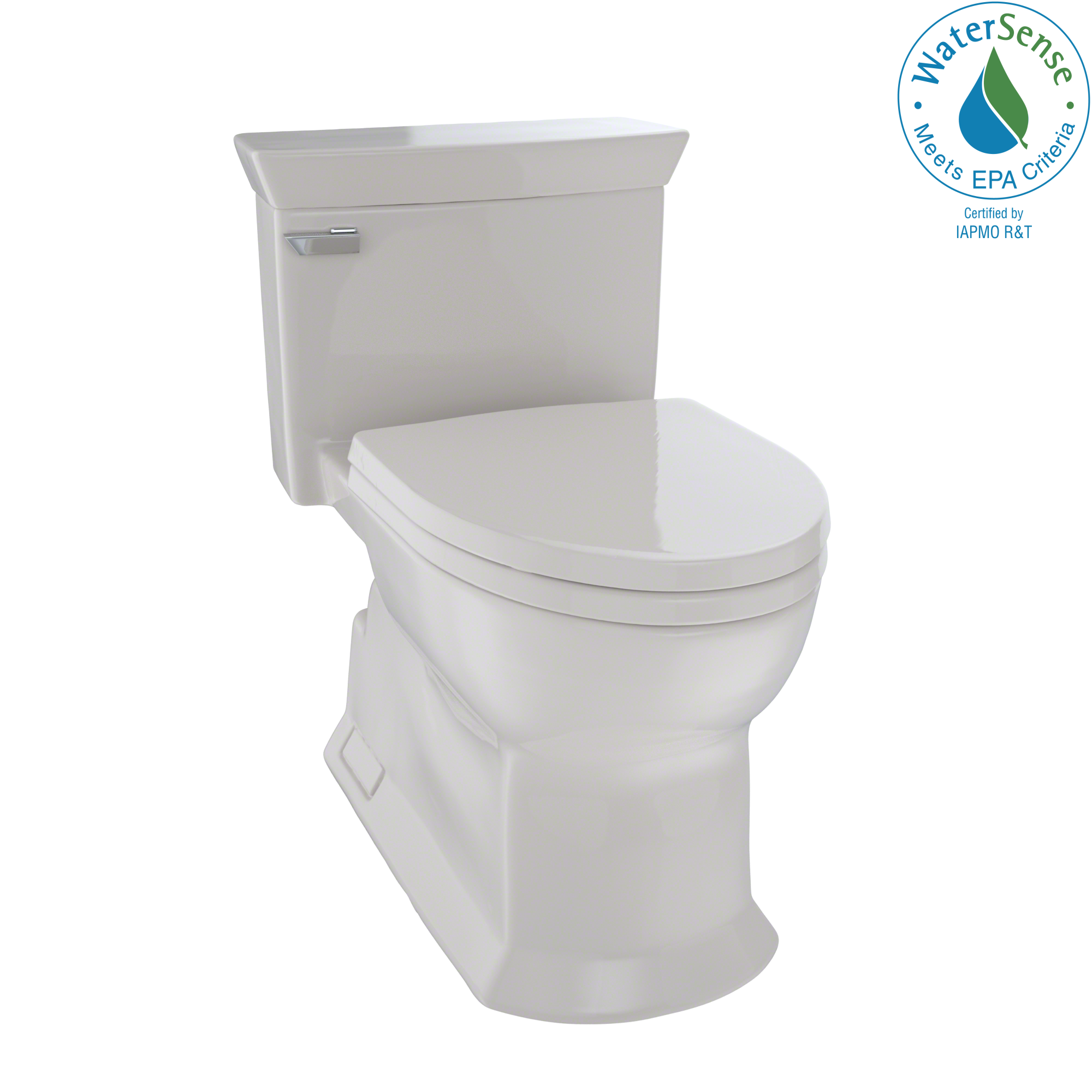 Alternate Image for TOTO Eco Soire One Piece Elongated 1.28 GPF Universal Height Skirted Toilet with CEFIONTECT, Sedona Beige, Vitreous China, MS964214CEFG#12
