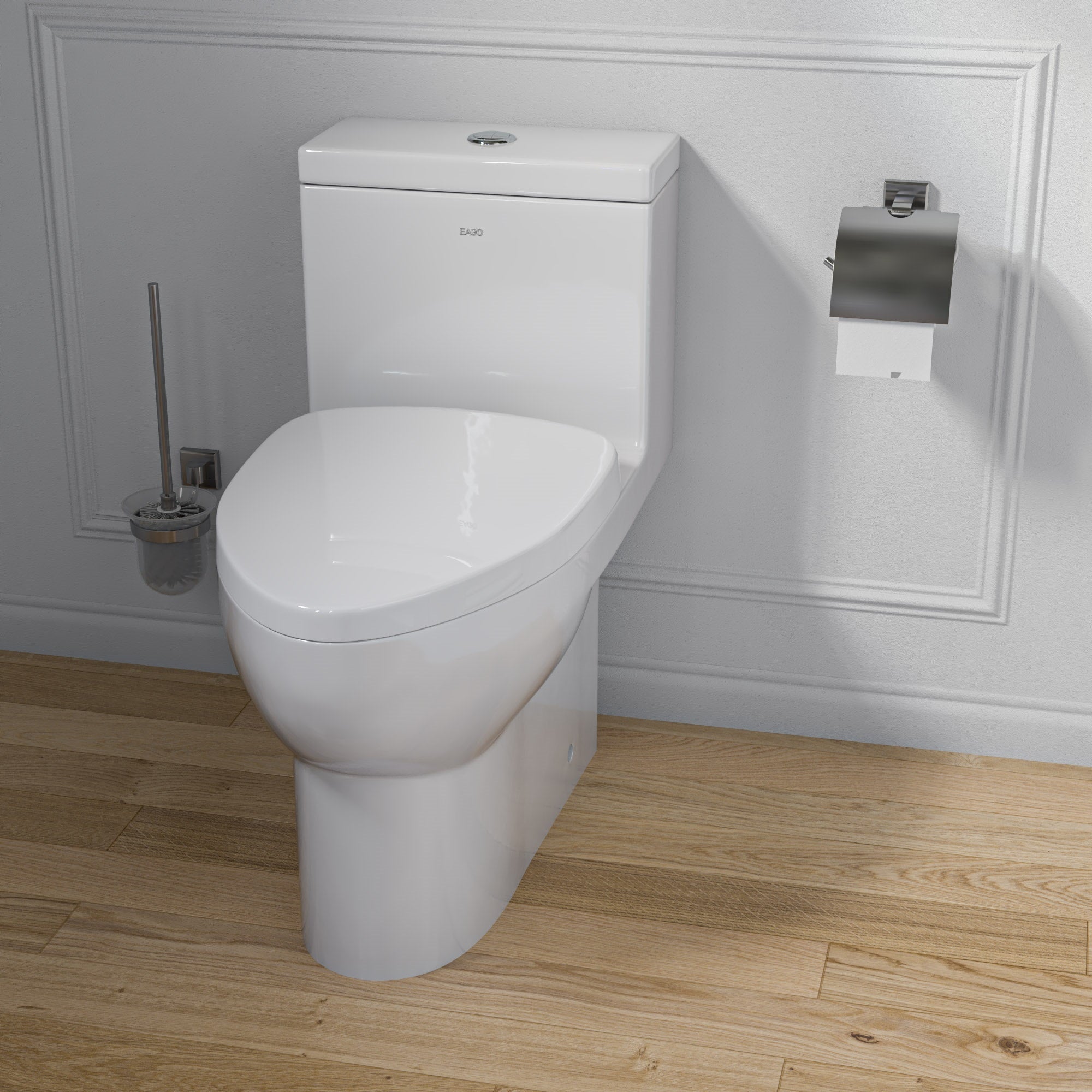 Alternate Image for ALFI brand Brass, AB9509-BN Brushed Nickel 6 Piece Matching Bathroom Accessory Set