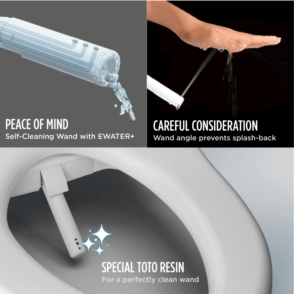 Alternate Image for TOTO WASHLET+ Nexus One-Piece Elongated 1.28 GPF Toilet with S7A Contemporary Bidet Seat, Cotton White, Vitreous China|Plastic, MW6424736CEFG#01