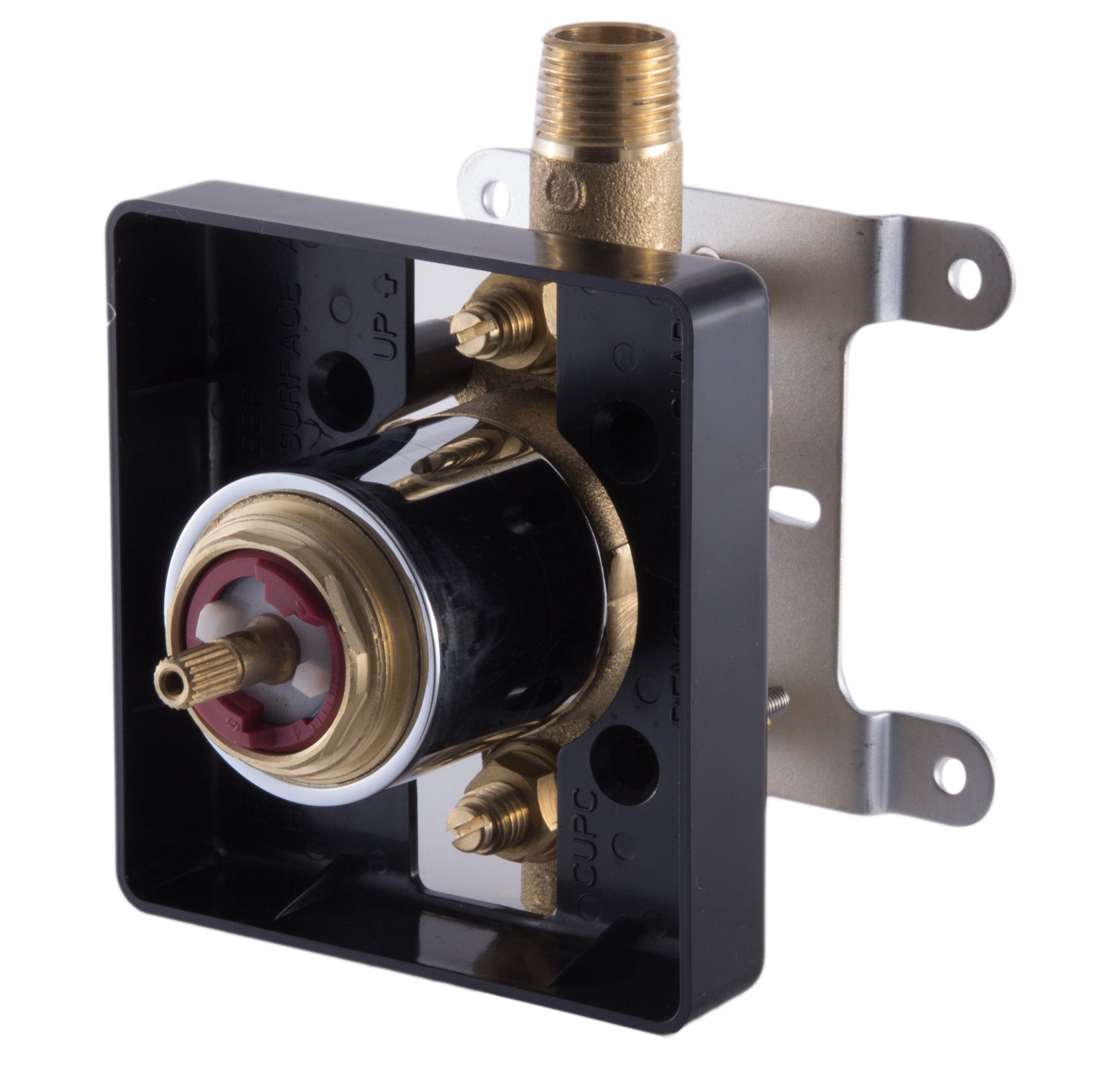 Alternate Image for ALFI brand AB1601-PC Polished Chrome Pressure Balanced Round Shower Mixer, Brass