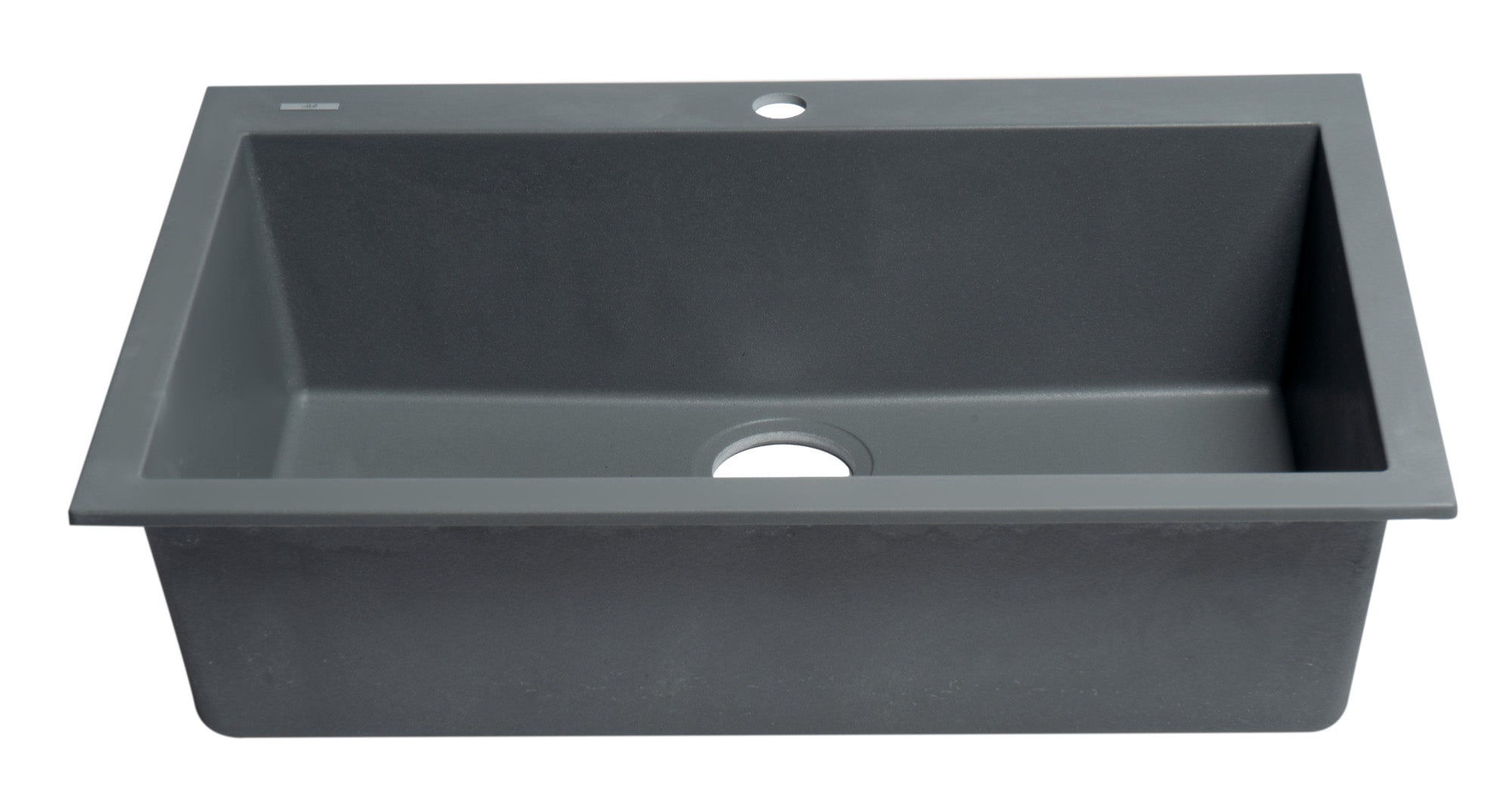 Alternate Image for ALFI brand AB3020DI-T Titanium 30" Drop-In Single Bowl Granite Composite Kitchen Sink