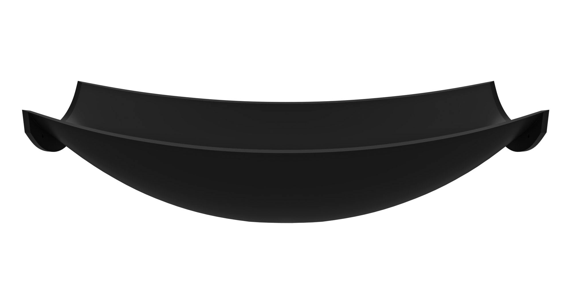 Alternate Image for ALFI brand 71" Solid Surface Resin Free Standing Oval Bathtub, Black Matte, HammockTub2-BM