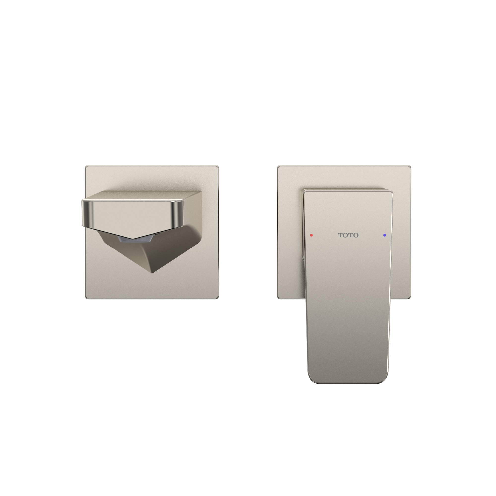 TOTO GE 1.2 GPM Wall-Mount Single-Handle Long Bathroom Faucet with COMFORT GLIDE Technology, Polished Nickel, Brass, TLG07308U#PN
