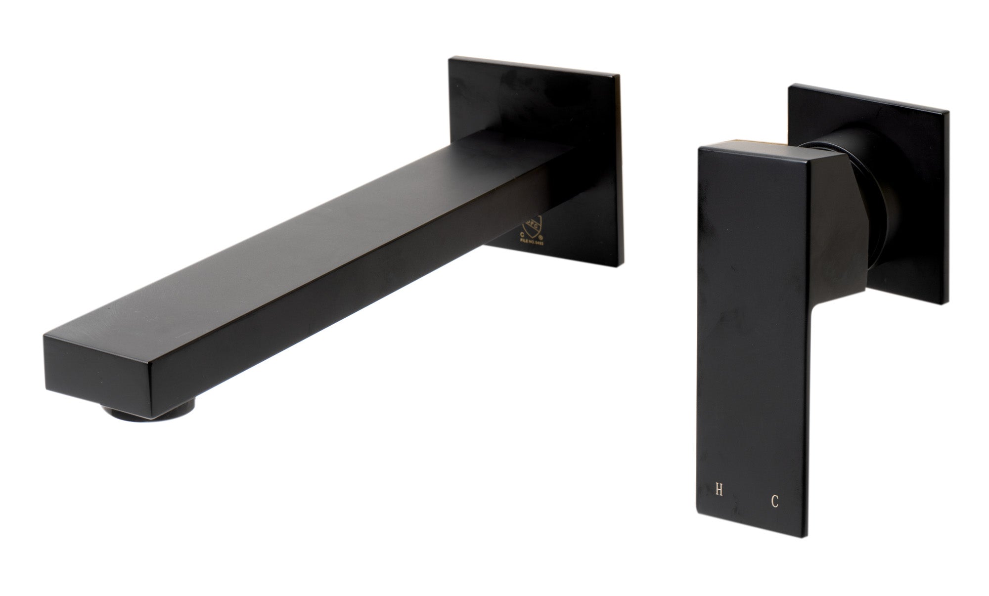 Alternate Image for ALFI brand 1.2 GPM Lever Straight Spout Bathroom Faucet, Modern, Black Matte, AB1468-BM