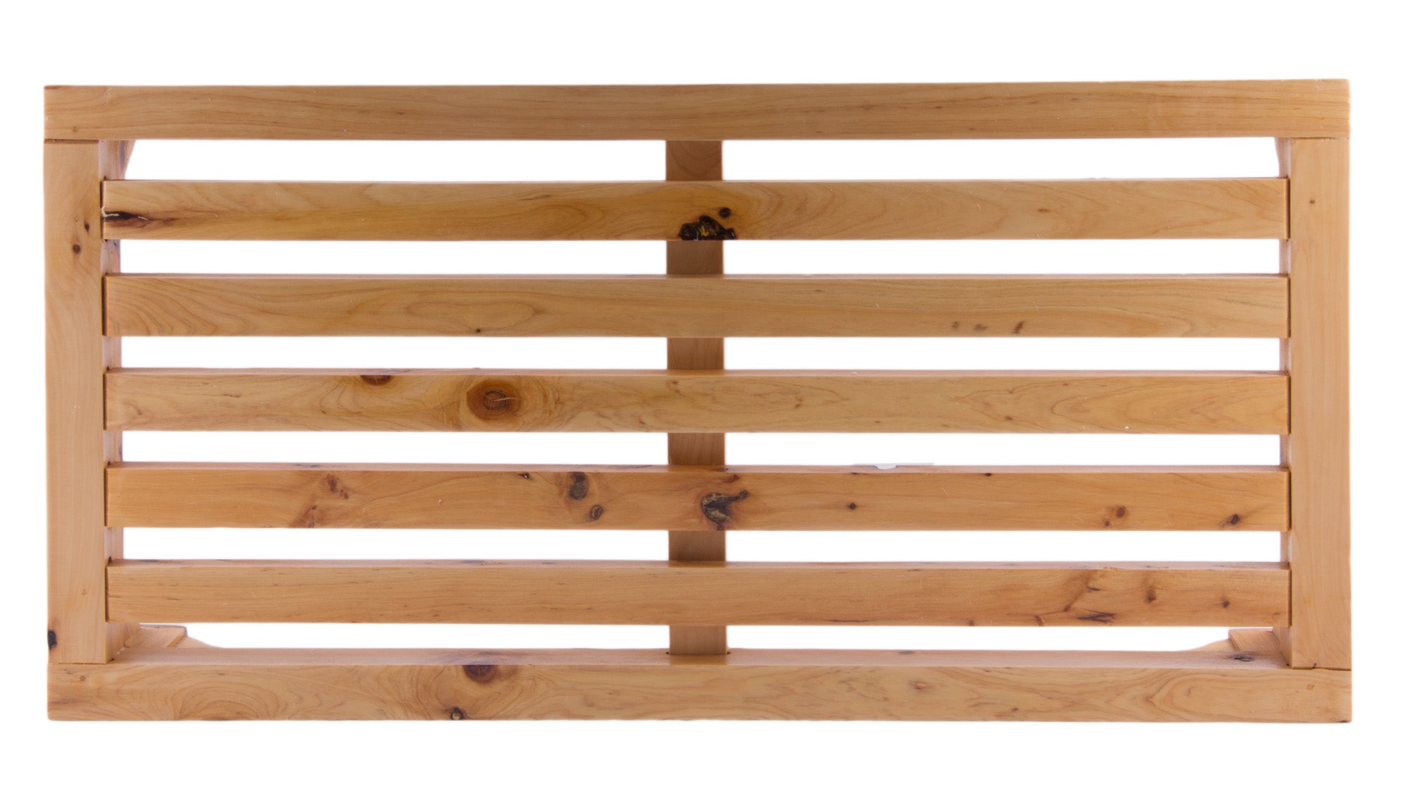 Alternate Image for ALFI brand Cedar Wood, Natural Wood, AB4409 4" Modern Wooden Stepping Stool Multi-Purpose Accessory