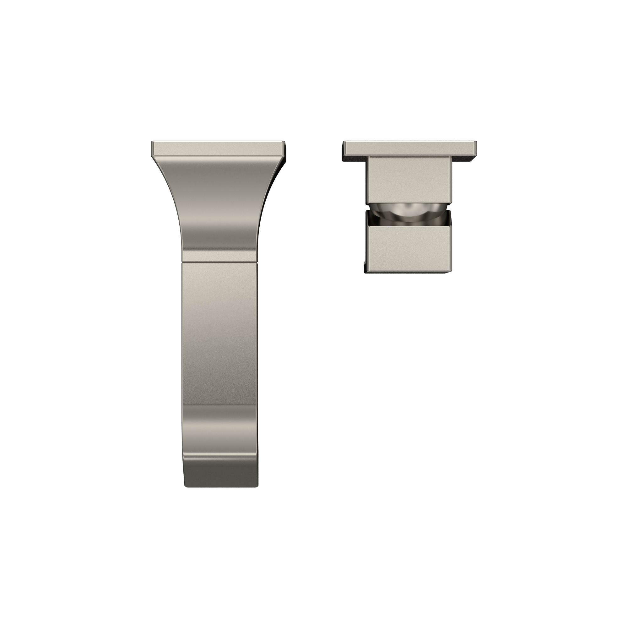 Alternate Image for TOTO GC 1.2 GPM Wall-Mount Single-Handle Bathroom Faucet with COMFORT GLIDE Technology, Polished Nickel, Brass, TLG08307U#PN