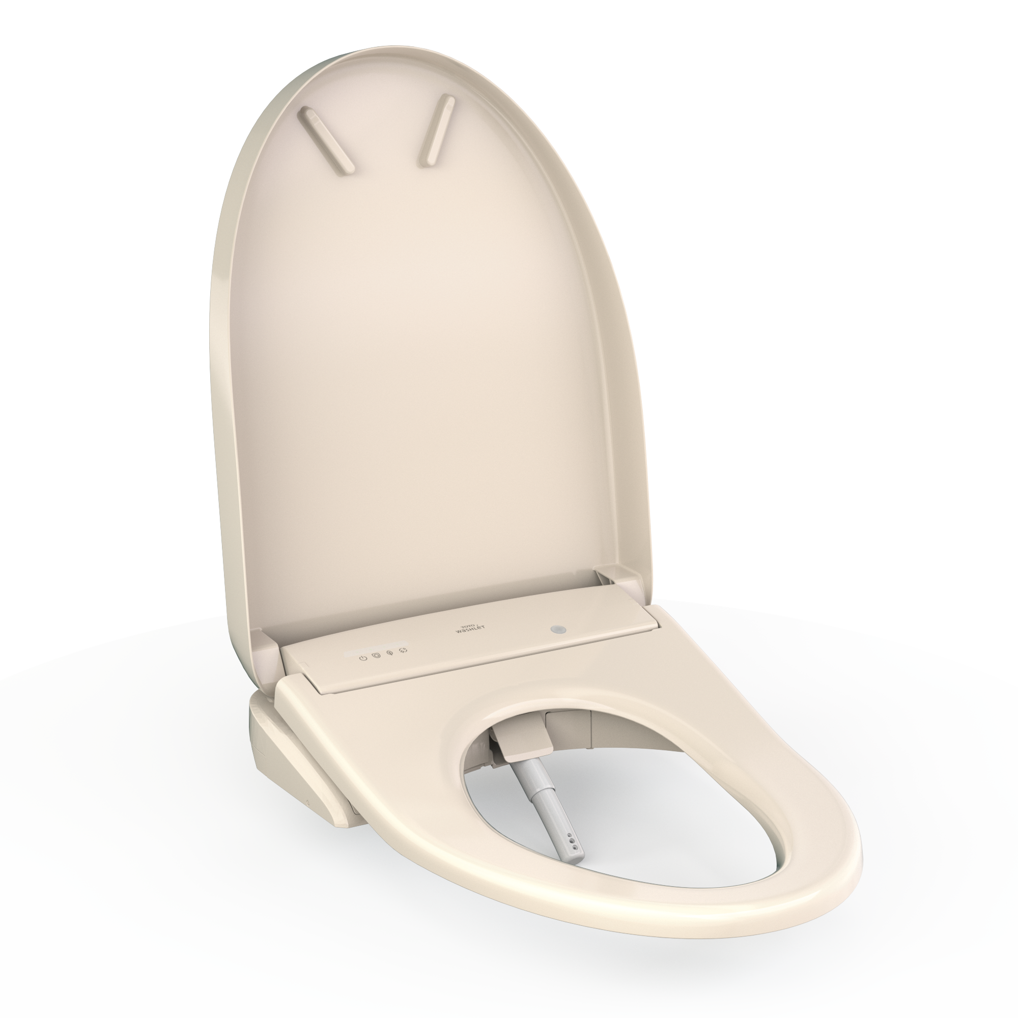 Alternate Image for TOTO S7 WASHLET Electronic Bidet Toilet Seat with EWATER+ Bowl and Wand Cleaning, Contemporary Lid, Elongated, Sedona Beige, Plastic, SW4726#12