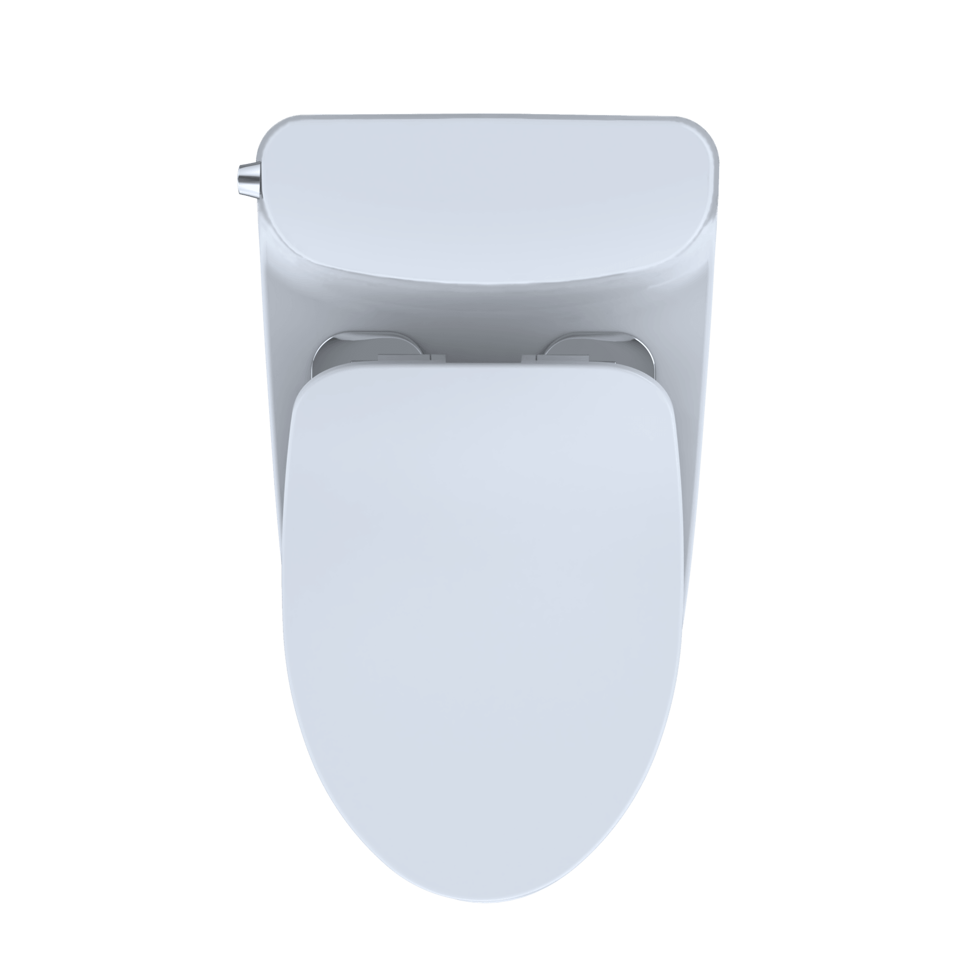 Alternate Image for TOTO Nexus One-Piece Elongated 1.28 GPF Universal Height Toilet with CEFIONTECT and SS234 SoftClose Seat, WASHLET+ Ready, Cotton White, Vitreous China, MS642234CEFG#01