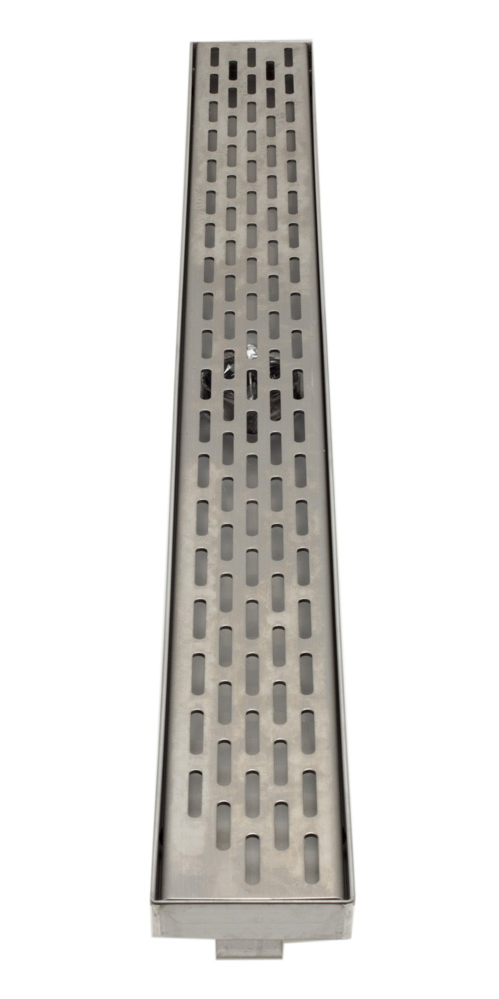 Alternate Image for ALFI brand ABLD32C 32" Modern Stainless Steel Linear Shower Drain with Groove Holes, ABLD32C-BSS
