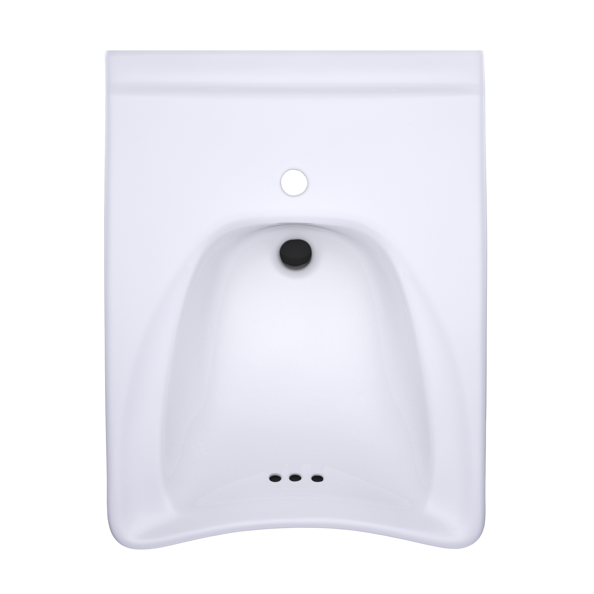 Alternate Image for TOTO Commercial 20 1/2" x 27" Rectangle Wallmount Vitreous China Bathroom Sink, ADA Compliant, Cotton White, Single Faucet Hole, LT308#01