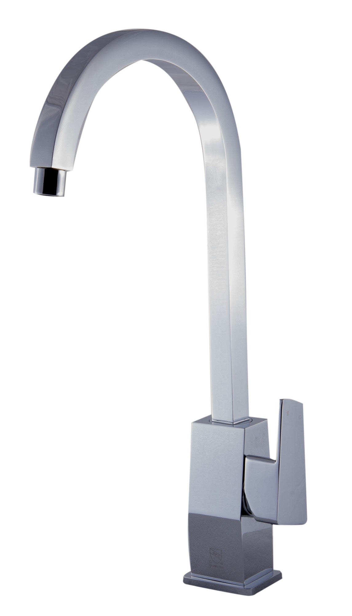ALFI Polished Chrome Gooseneck Single Hole Bathroom Faucet, AB3470-PC