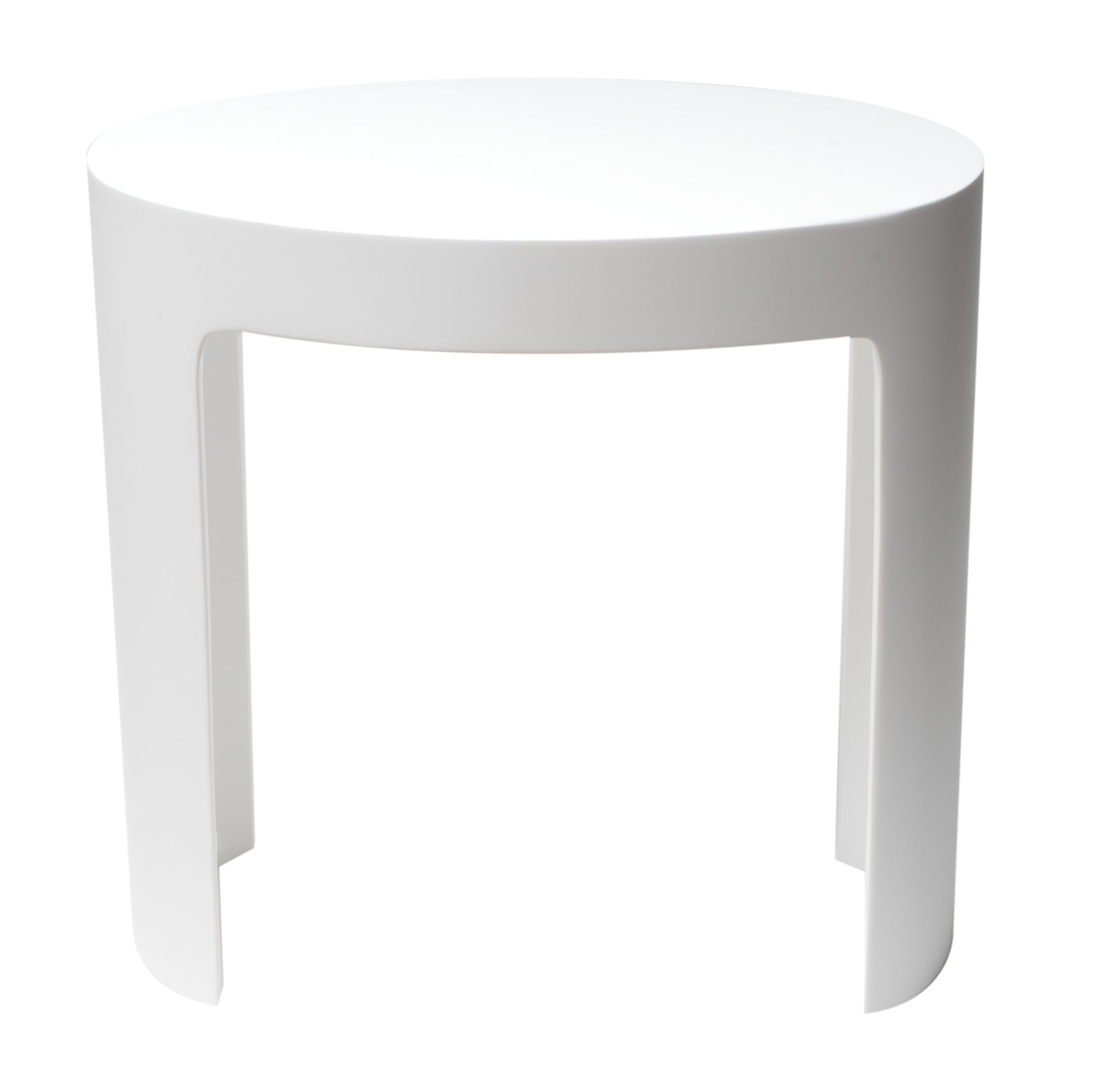 Alternate Image for ALFI brand ABST66 White Matte Solid Surface Resin Bathroom / Shower Stool